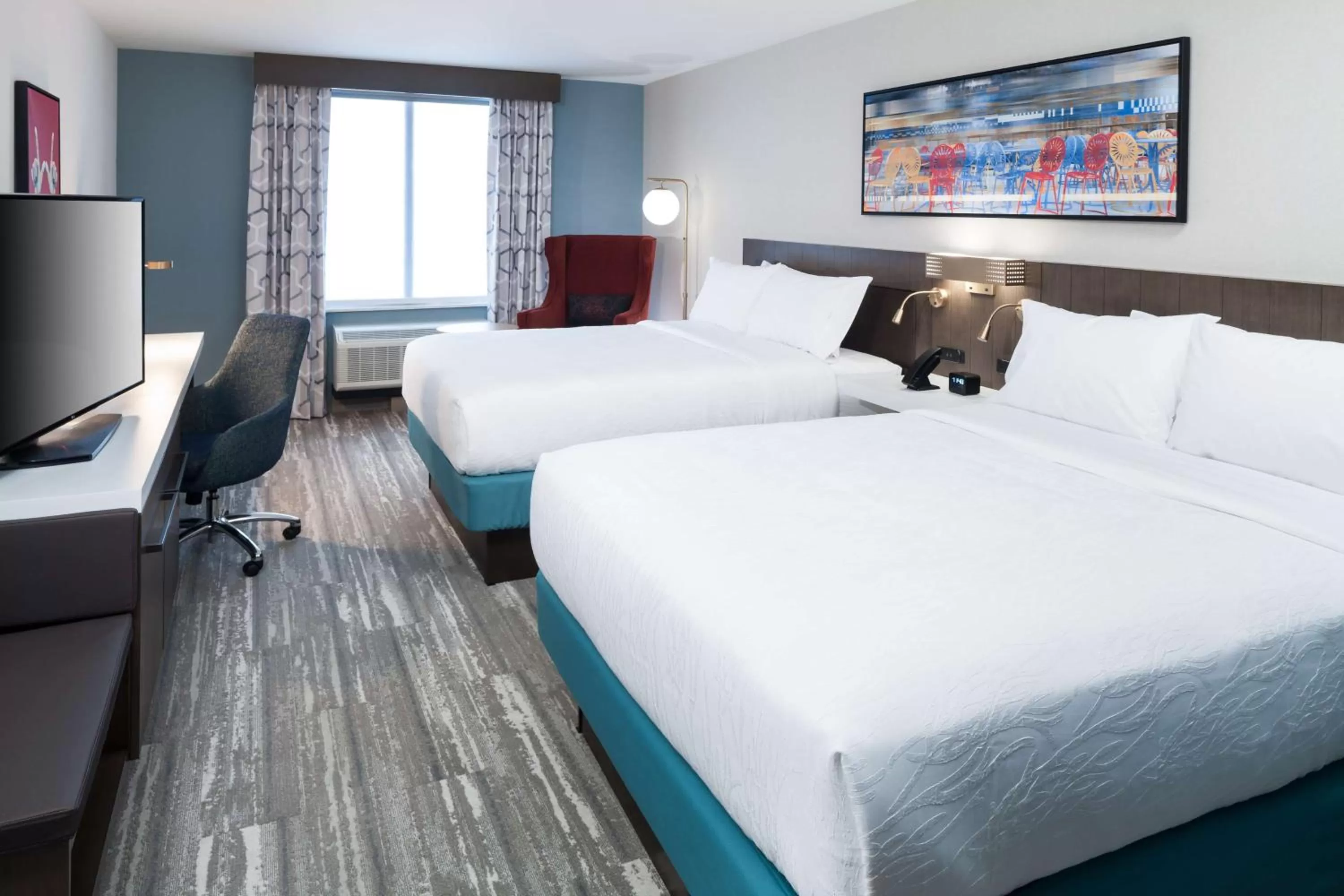 Queen Room with Two Queen Beds in Hilton Garden Inn Madison Downtown, WI