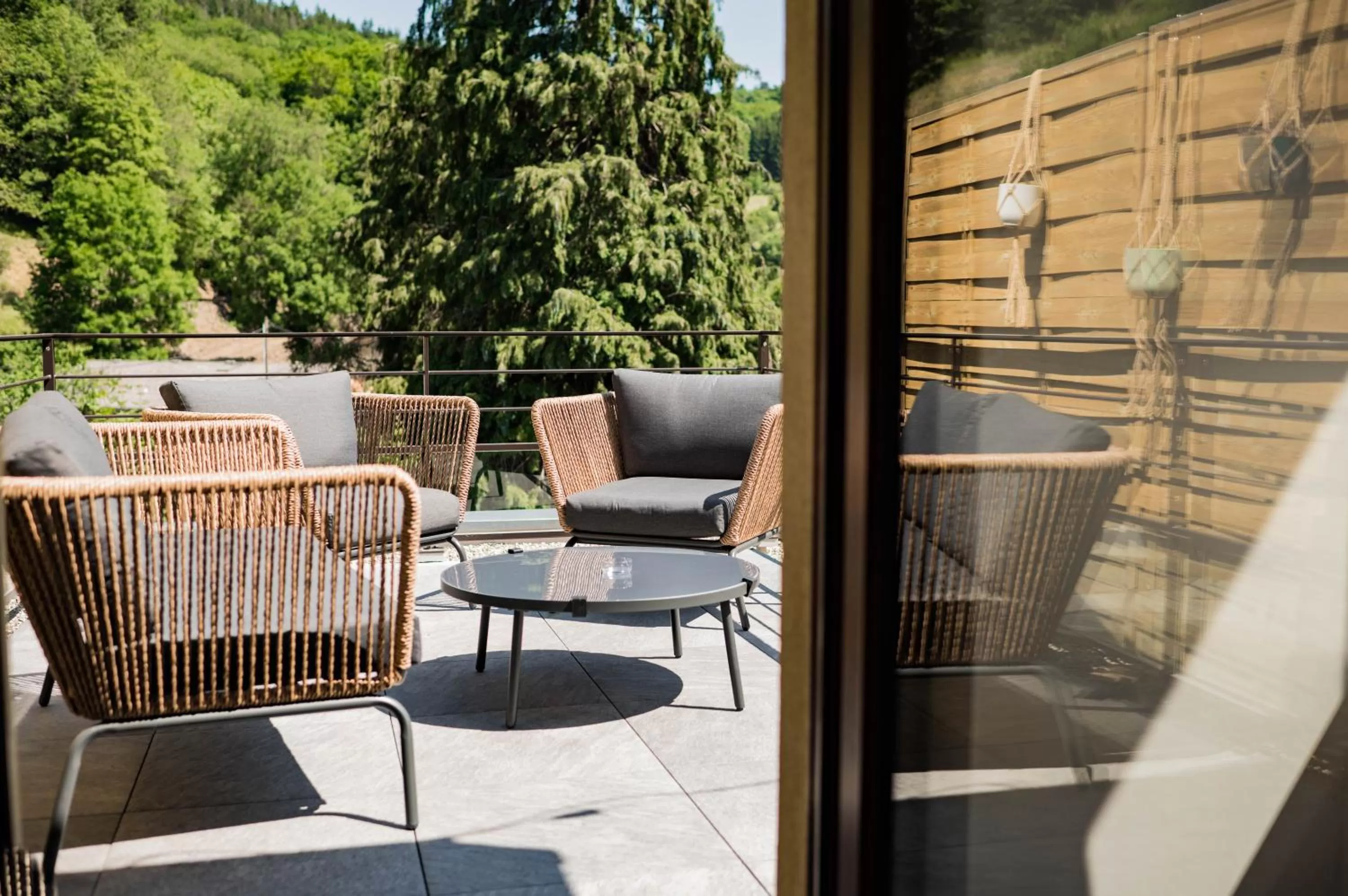 Family Room with Balcony in L'AO Hôtel & Restaurant L'Aigle d'Or