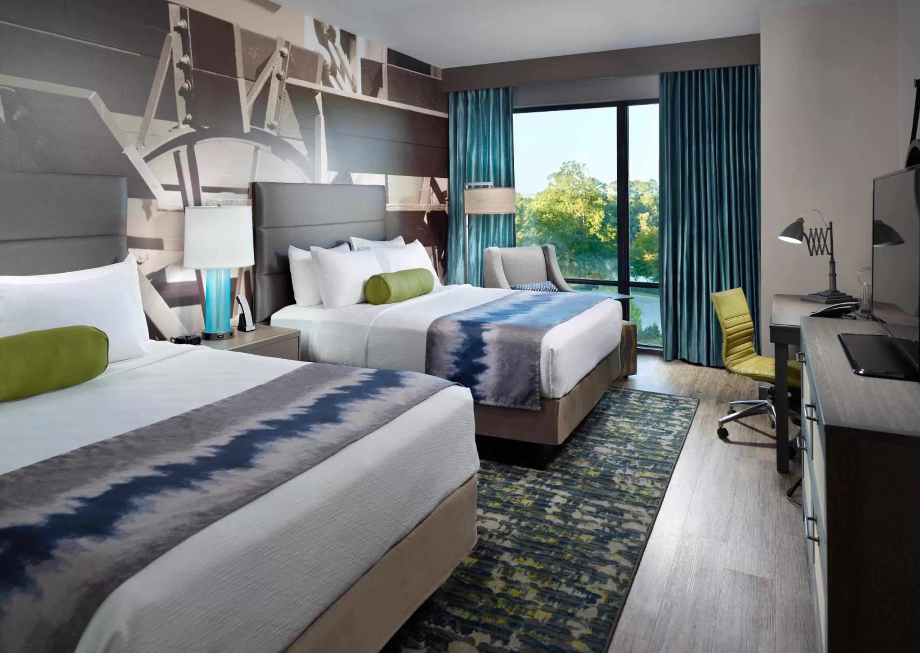 Room with Two Beds - Hearing Accessible - Non-Smoking in Hotel Indigo Tuscaloosa Downtown by IHG