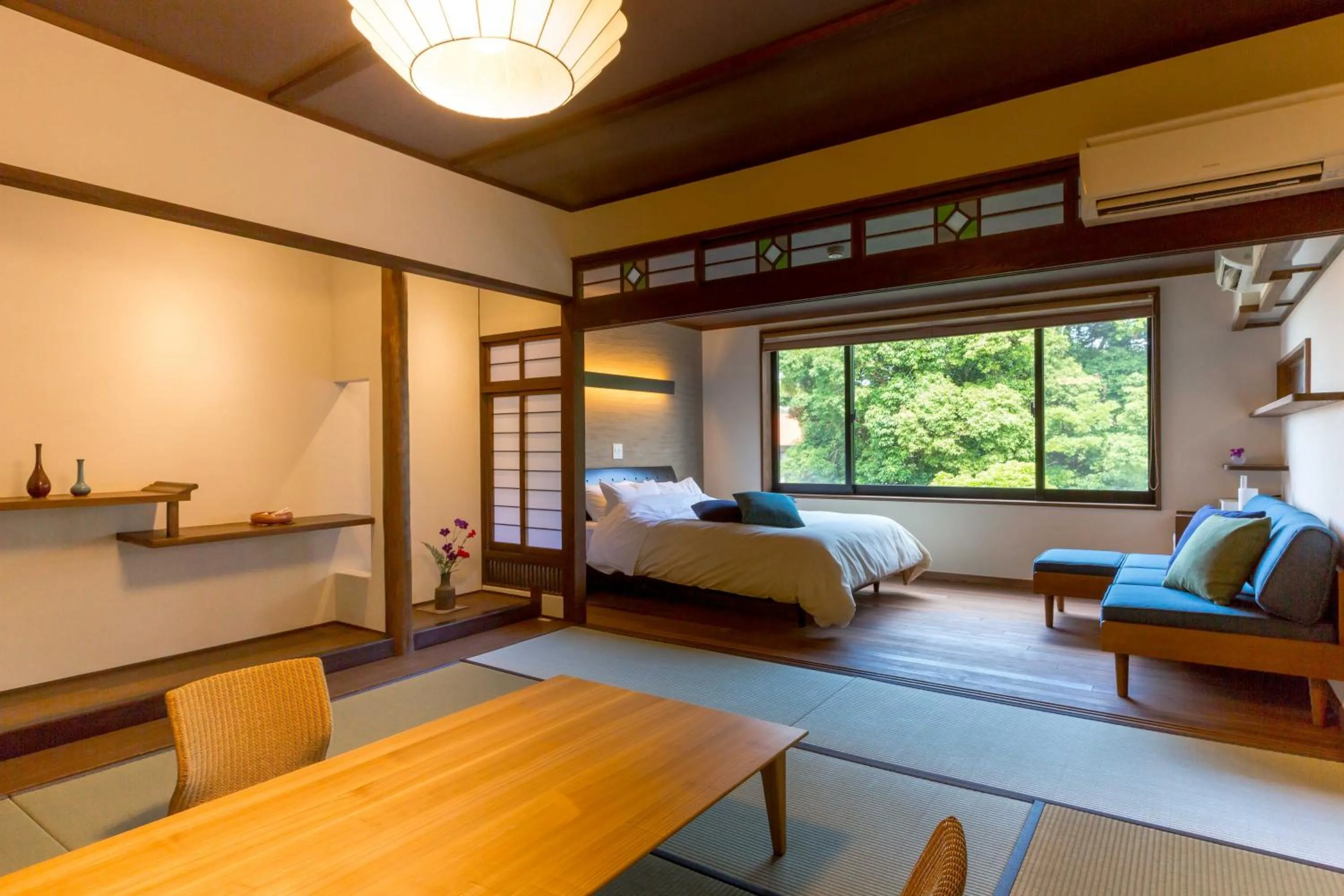 Superior Room with Tatami Area and Hot Spring - single occupancy - Yuri in Ryokan Oomuraya
