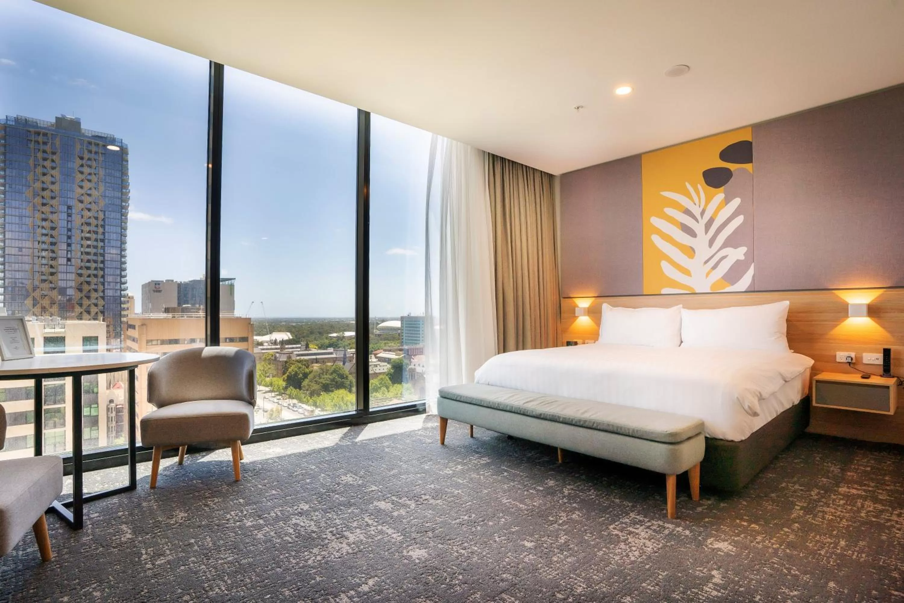 Premium King Room with City View in Crowne Plaza Adelaide by IHG