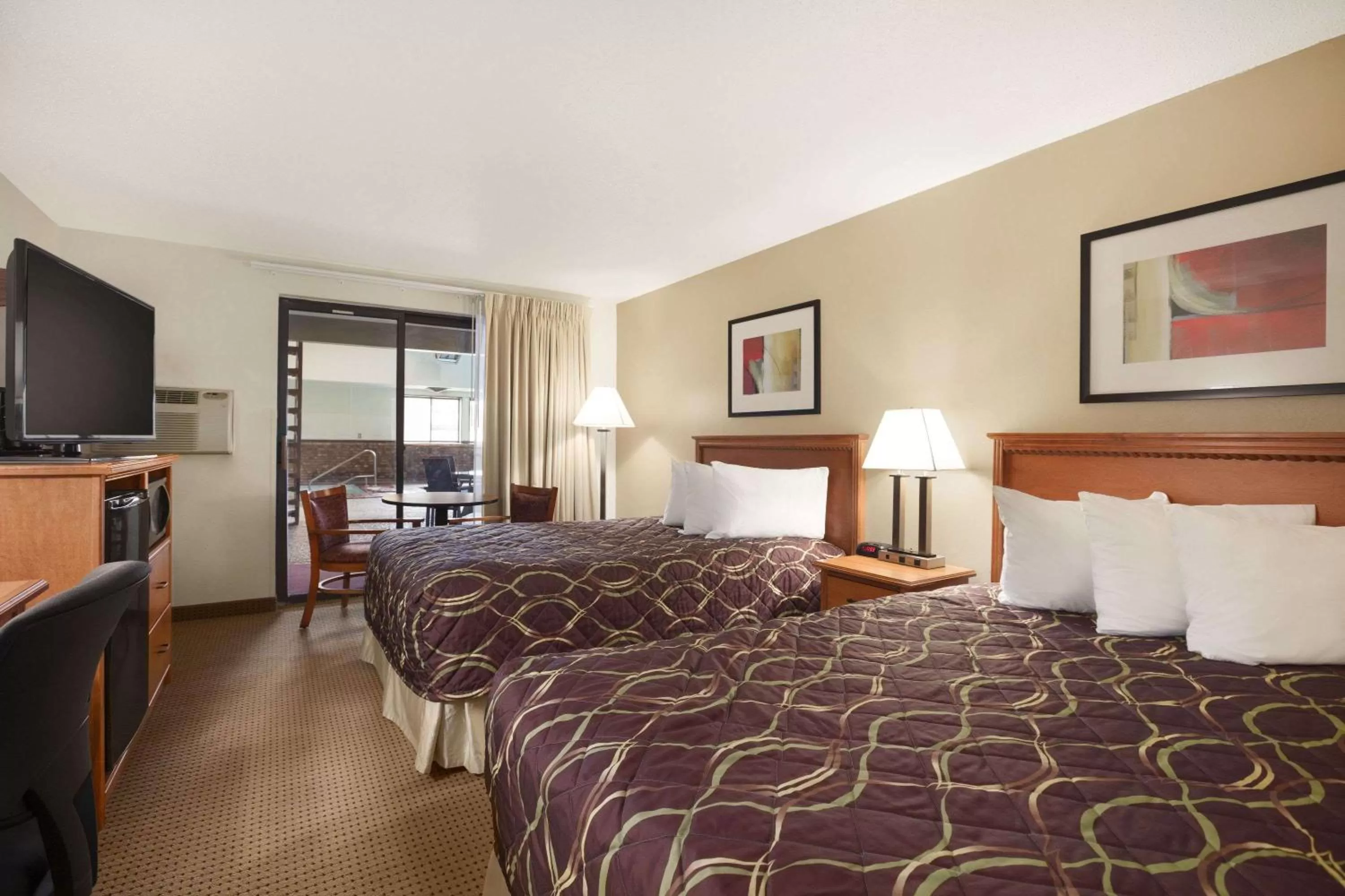 Double Room with Two Double Beds - Non-Smoking in Super 8 by Wyndham Williston ND