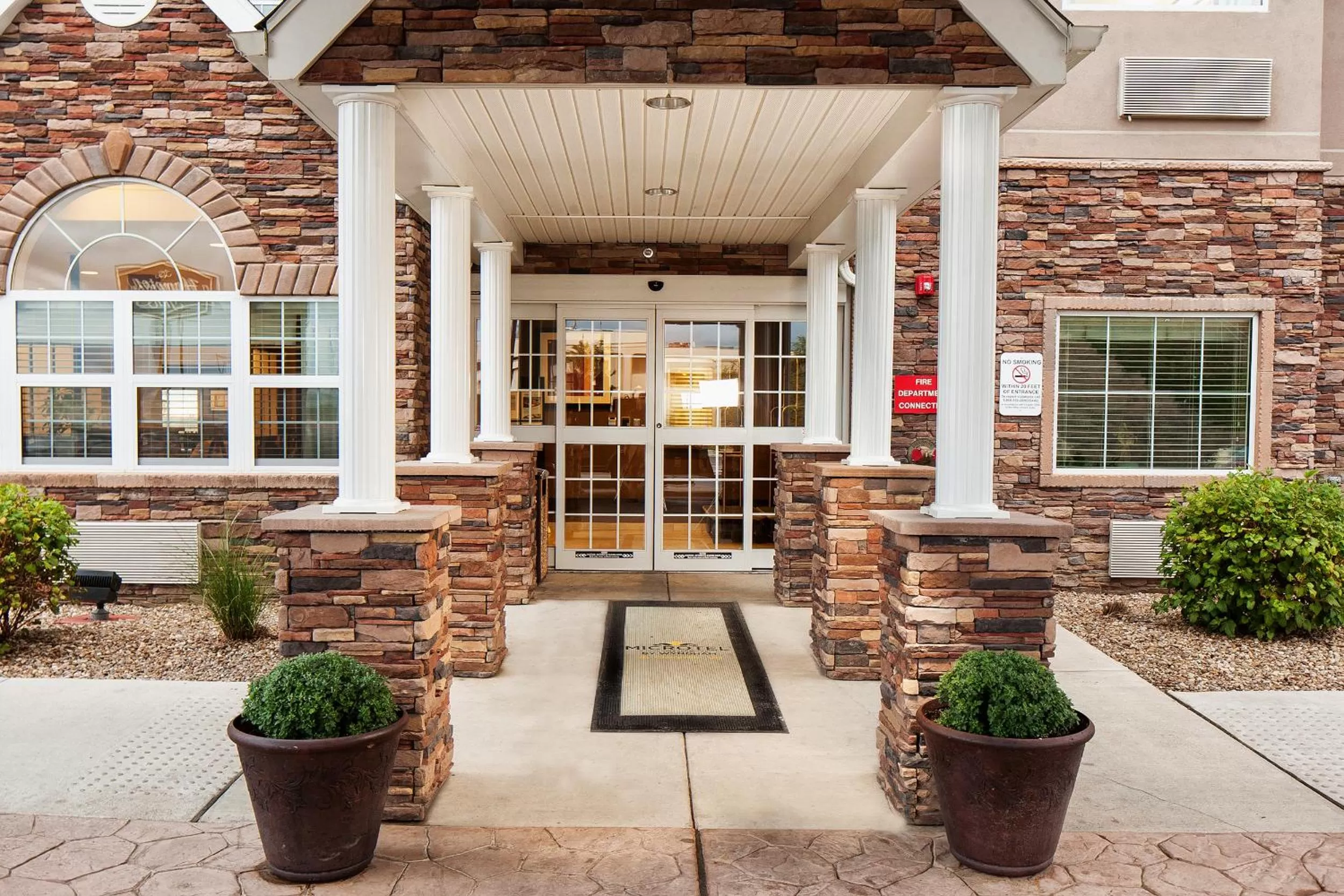 Facade/entrance in Microtel Inn & Suites by Wyndham Wheeling at The Highlands