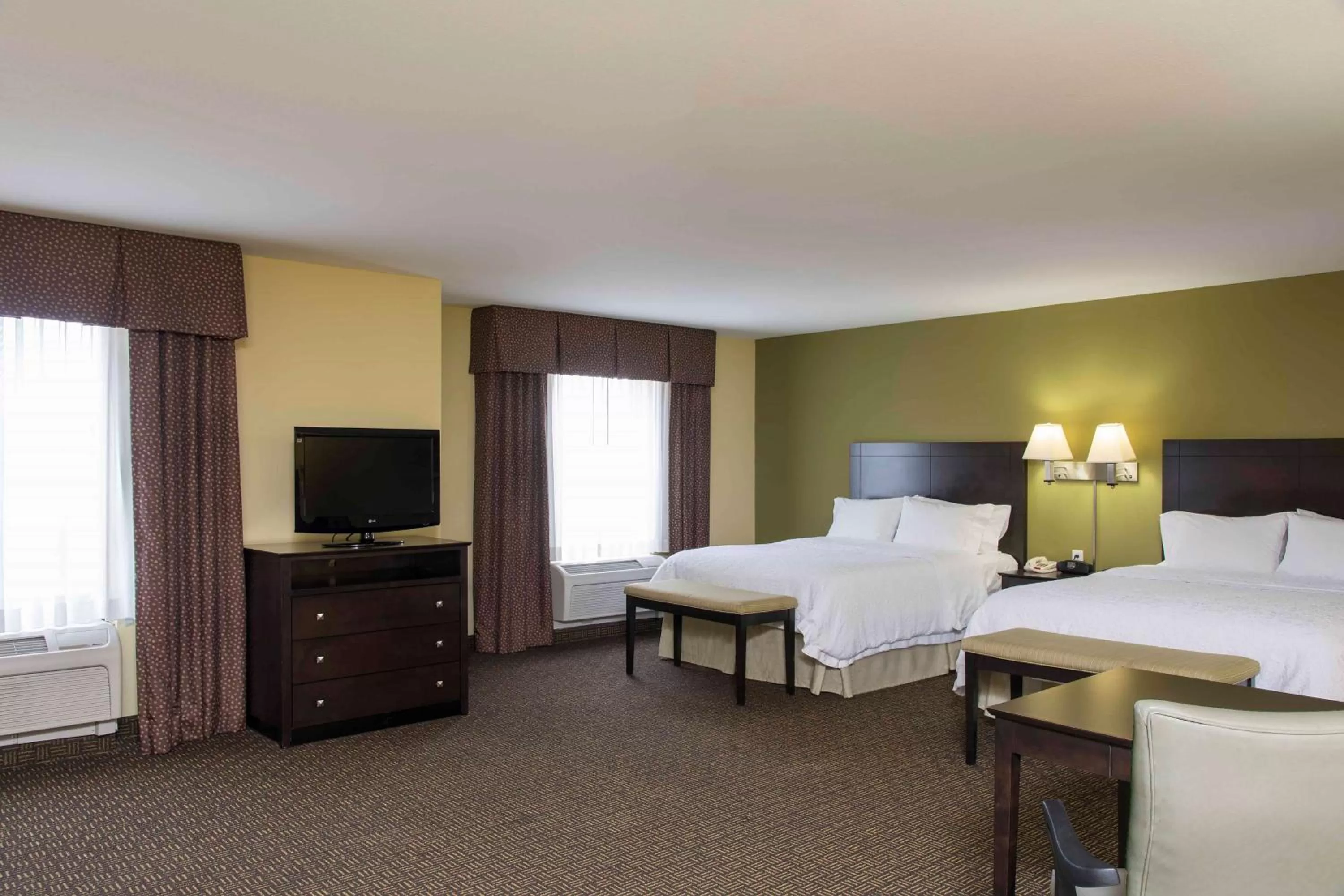 Queen Studio Suite with Two Queen Beds - Non-Smoking in Hampton Inn & Suites Danville