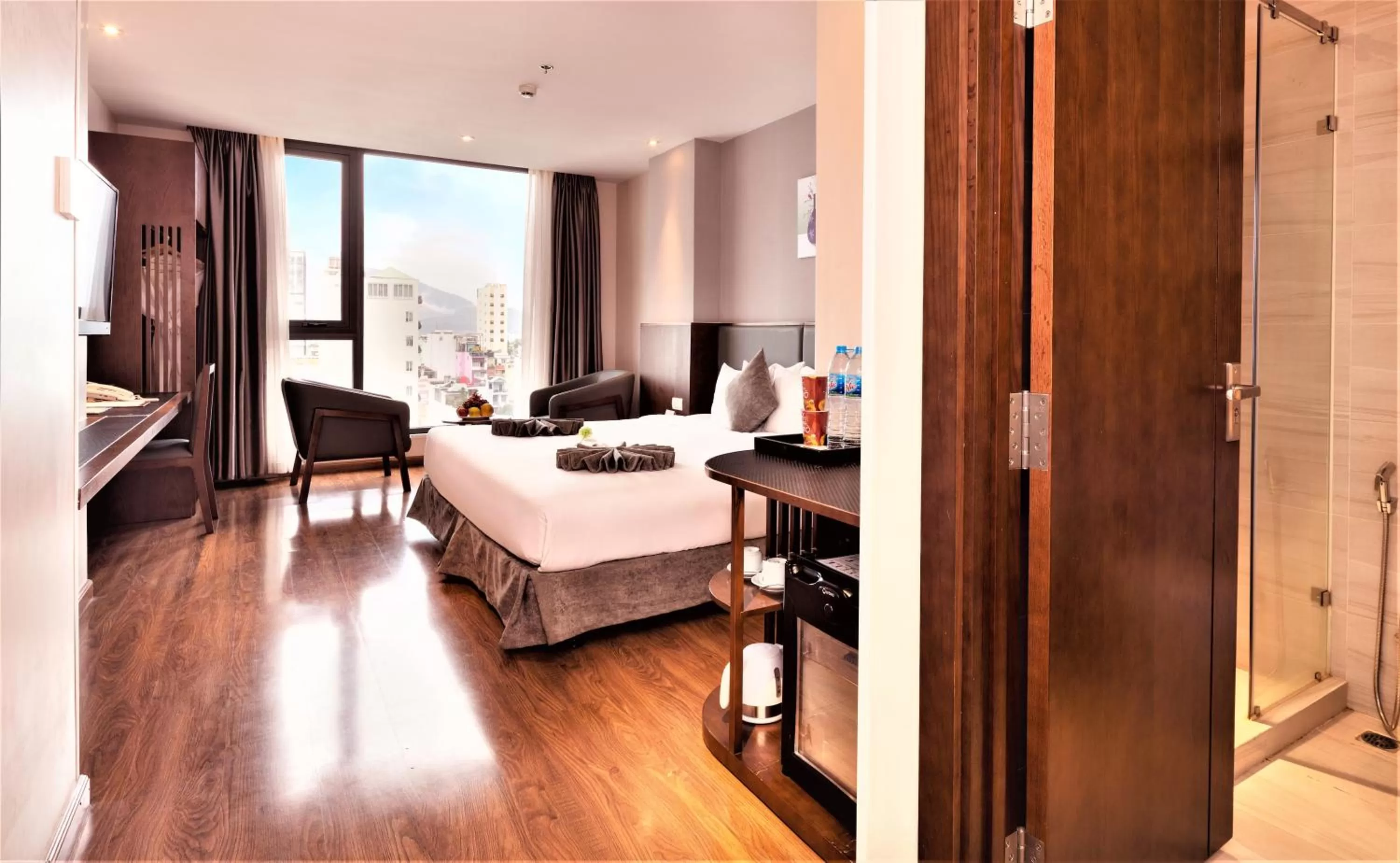 Bedroom, Bed in DTX Hotel Nha Trang
