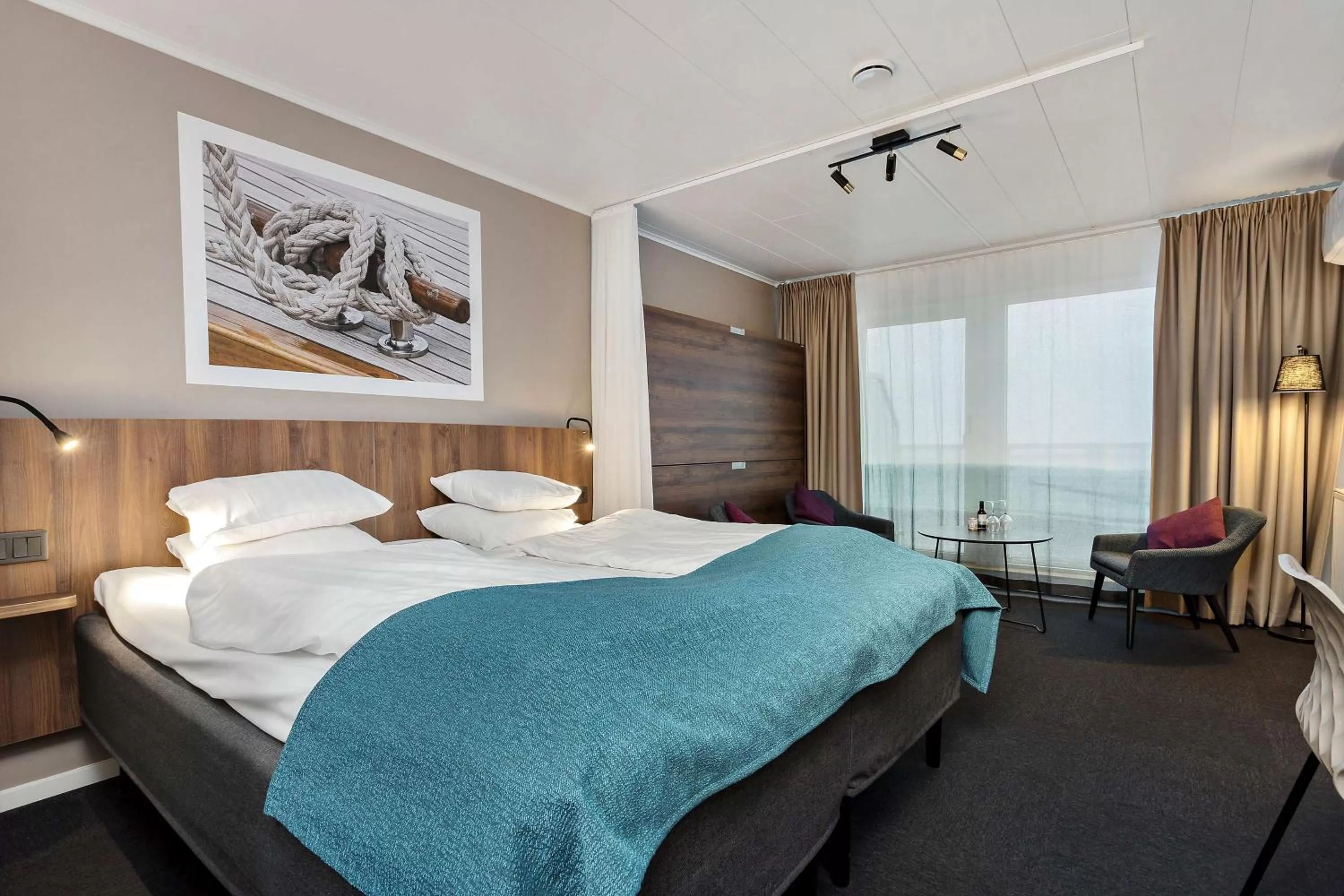 King Room with Sea View in Best Western Hotel Corallen