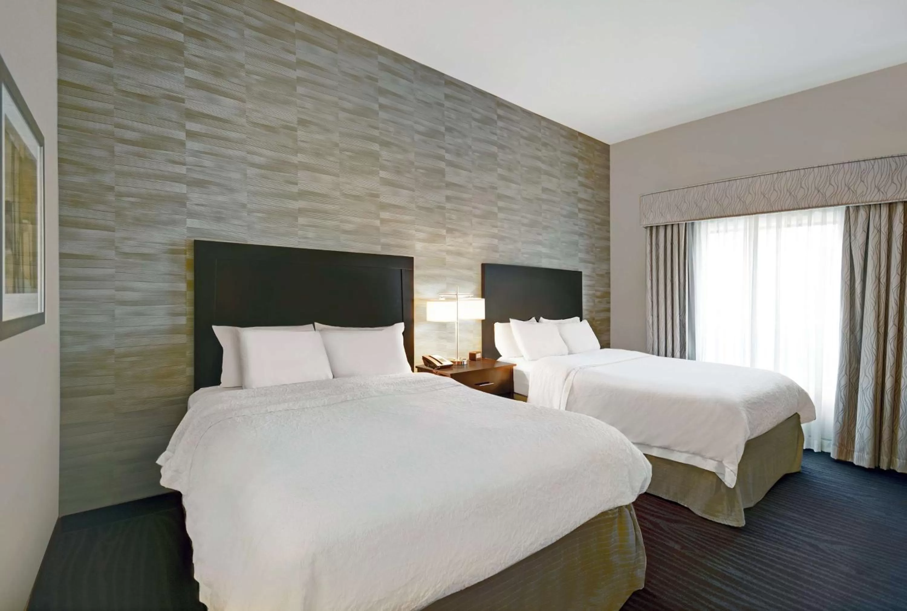Queen Room with Two Queen Beds - Hearing Access in Hampton Inn and Suites Robbinsville