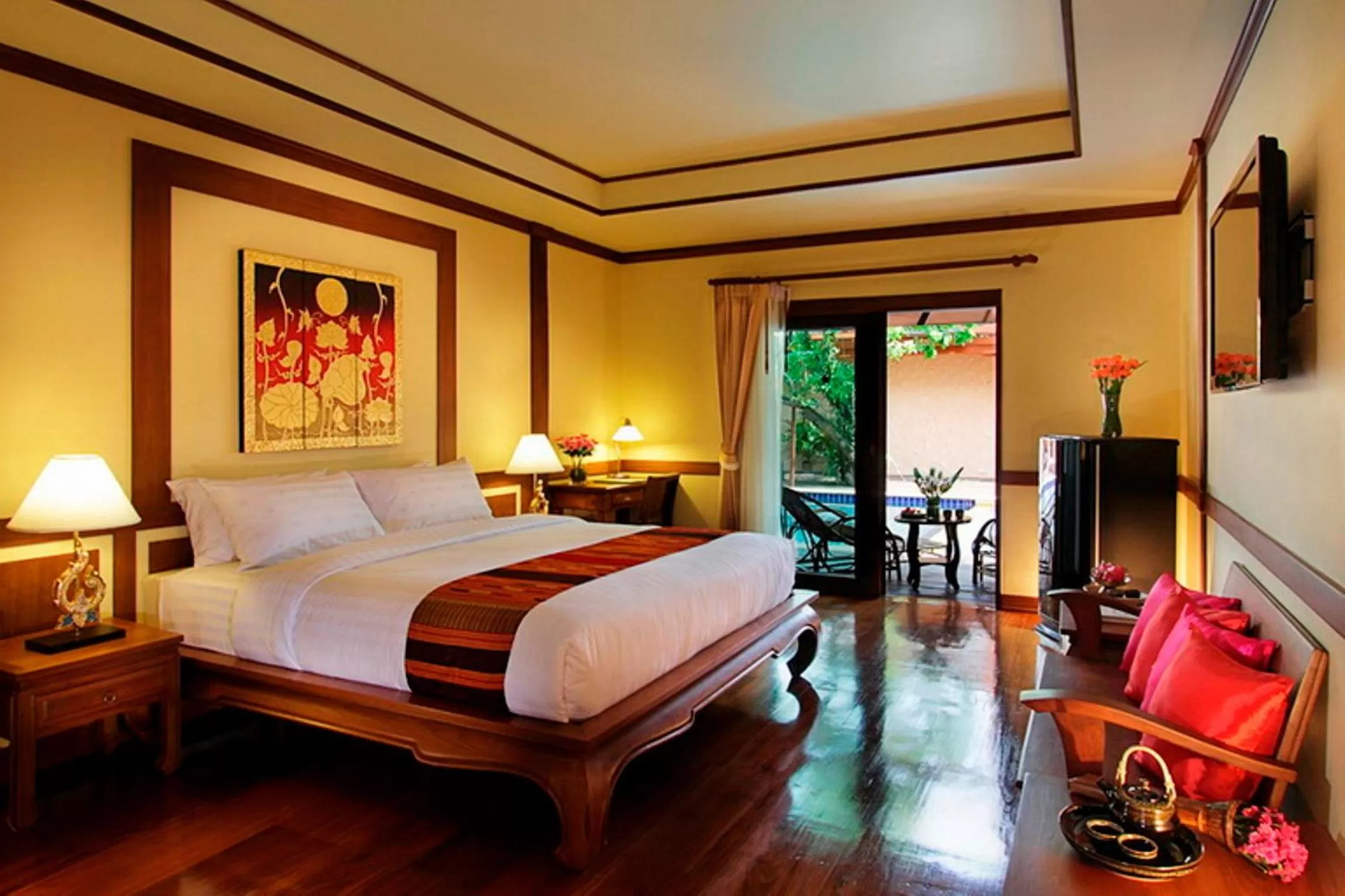 Deluxe King Room with Pool Access in Baan U Sabai Boutique House-SHA Plus