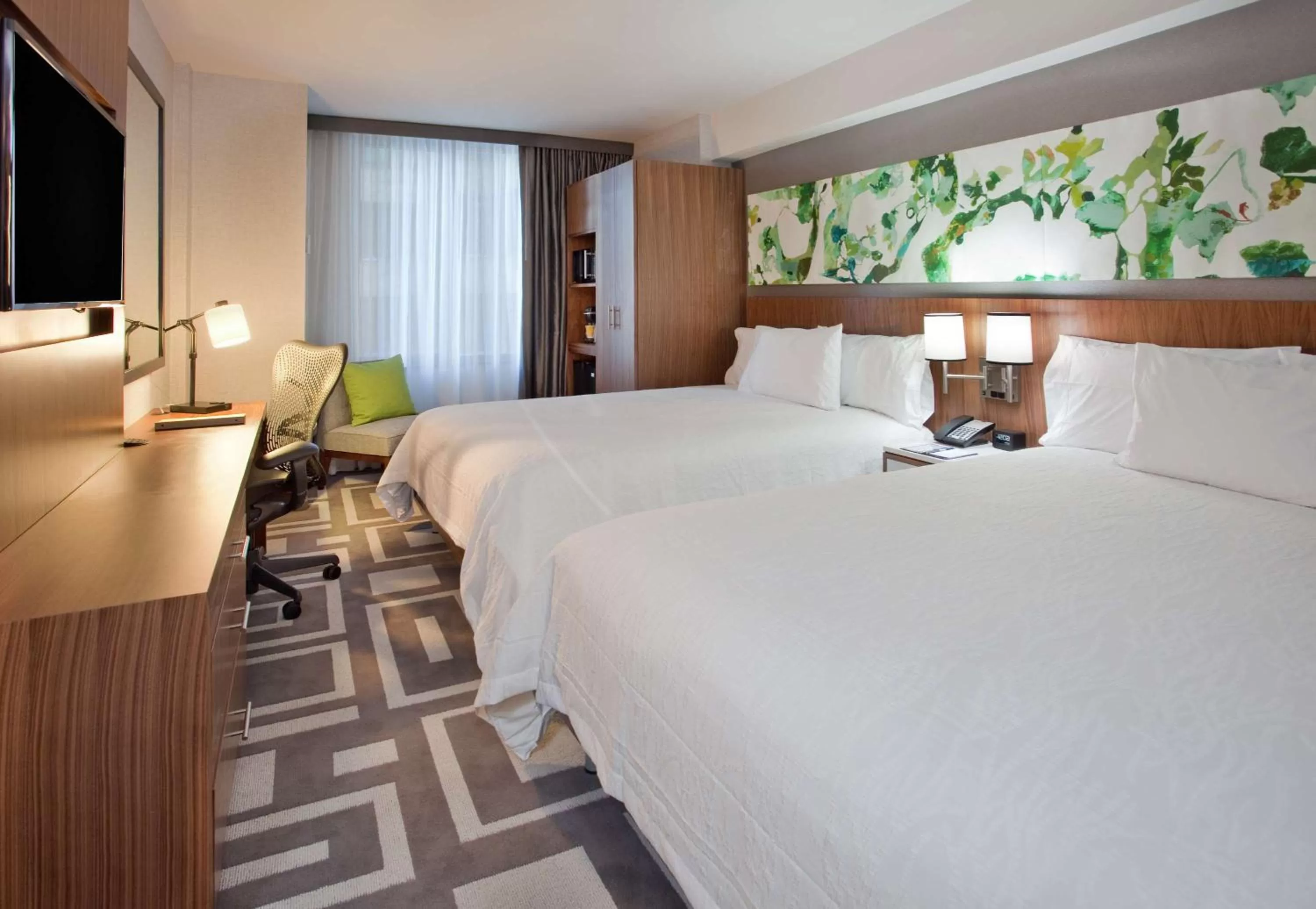 Queen Room with Two Queen Beds in Hilton Garden Inn New York Central Park South-Midtown West