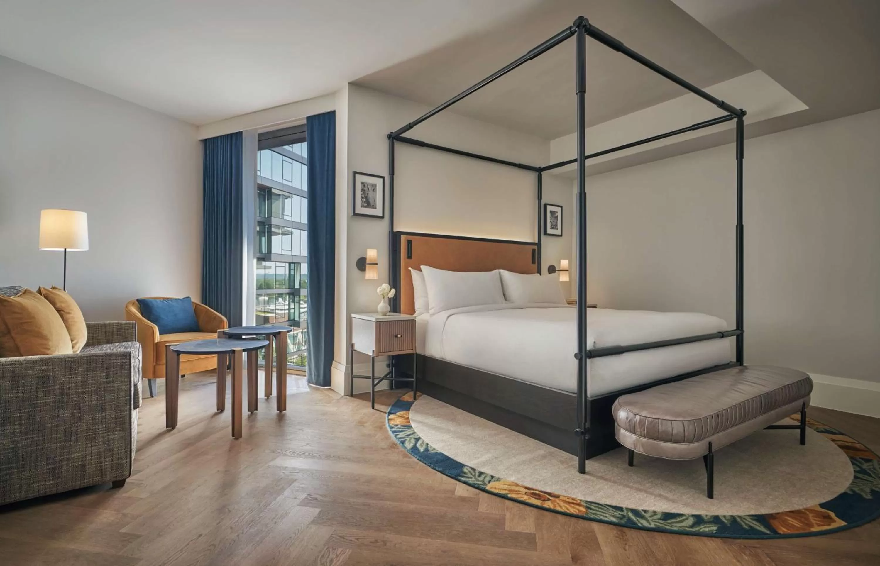 Partial River View Studio Suite in Pendry Washington DC - The Wharf