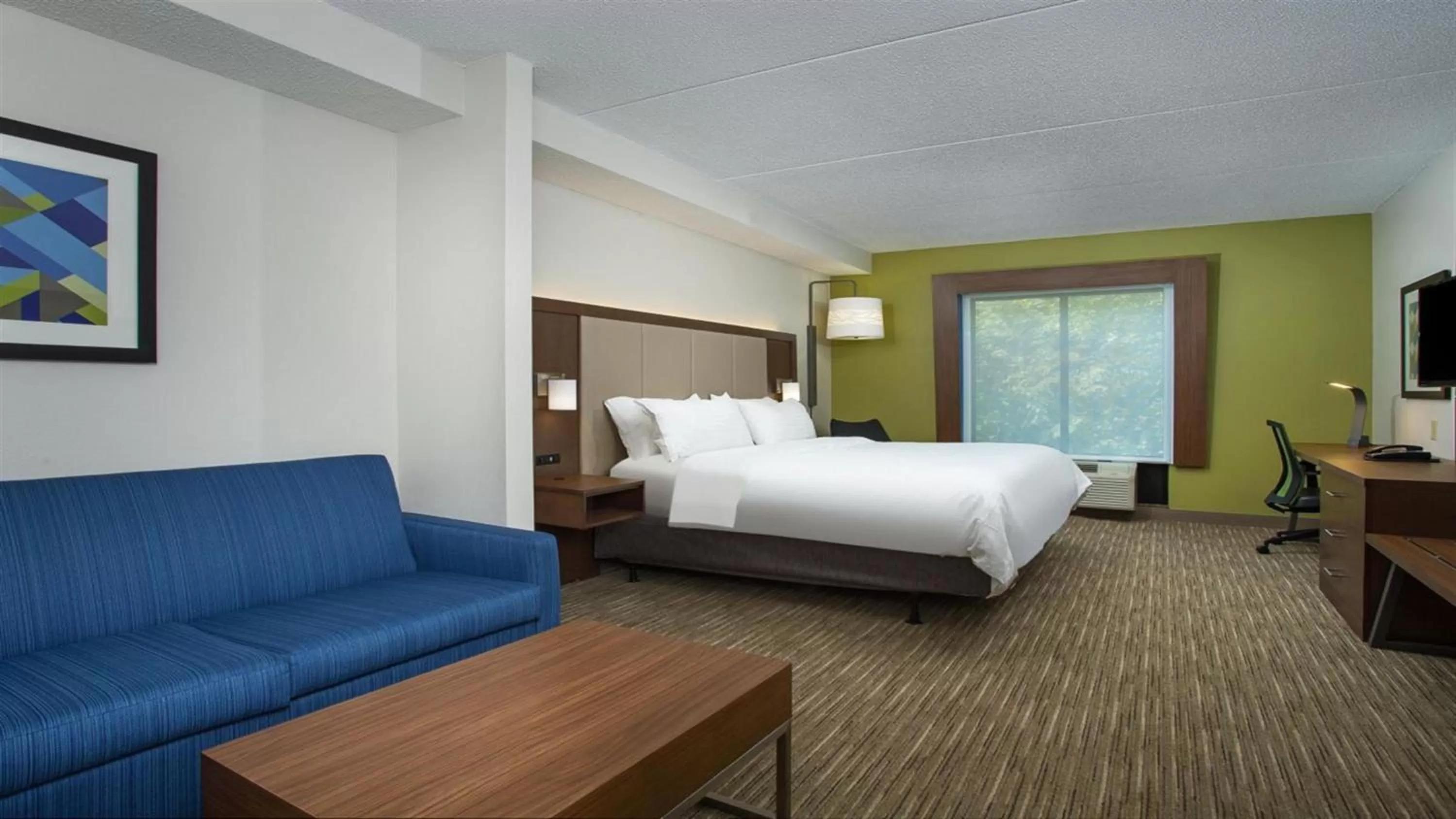 King Suite with Mobility Accessible Roll-In Shower in Holiday Inn Express Hotel & Suites Mount Juliet - Nashville Area by IHG