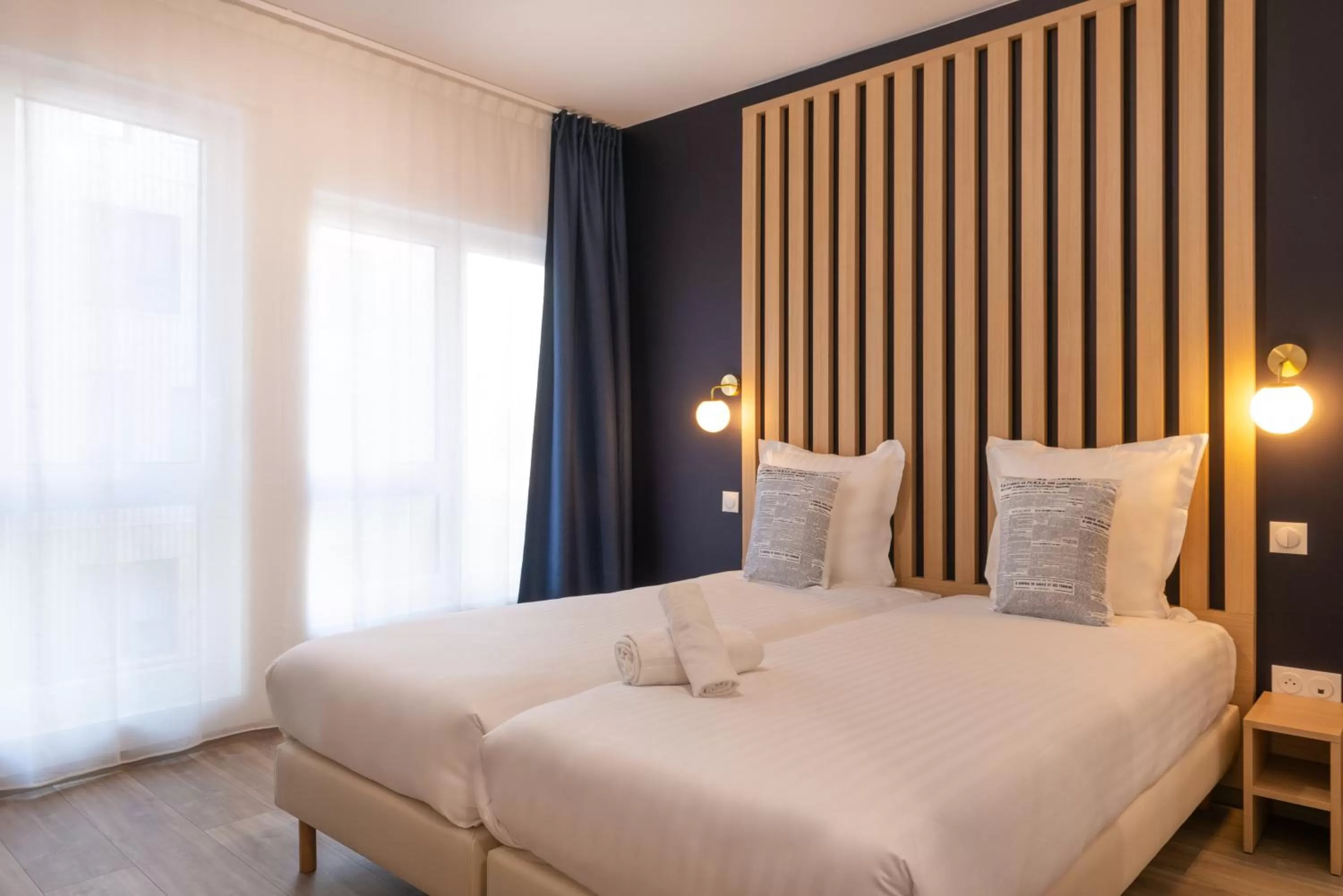 Twin Studio in The Originals Résidence Le Monde Paris Ivry Confluence