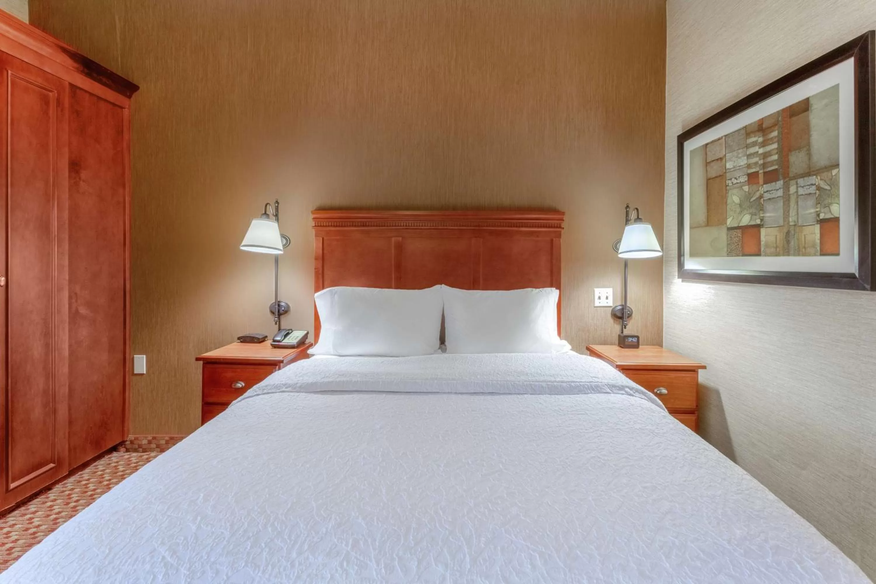 Queen Room with Mobility Access/Non-Smoking in Hampton Inn East Peoria