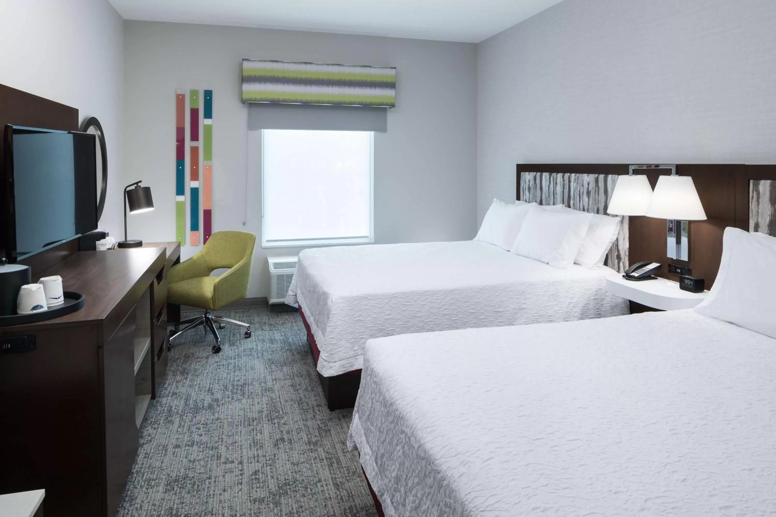 Queen Room with Two Queen Beds and View - Hearing Access in Hampton Inn & Suites Cape Canaveral Cruise Port, Fl