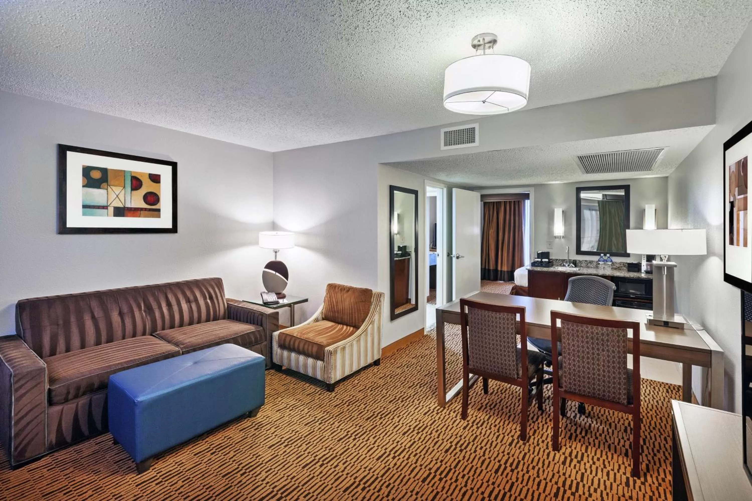 Two-Room King Suite - Non-Smoking in Embassy Suites by Hilton Dallas Market Center