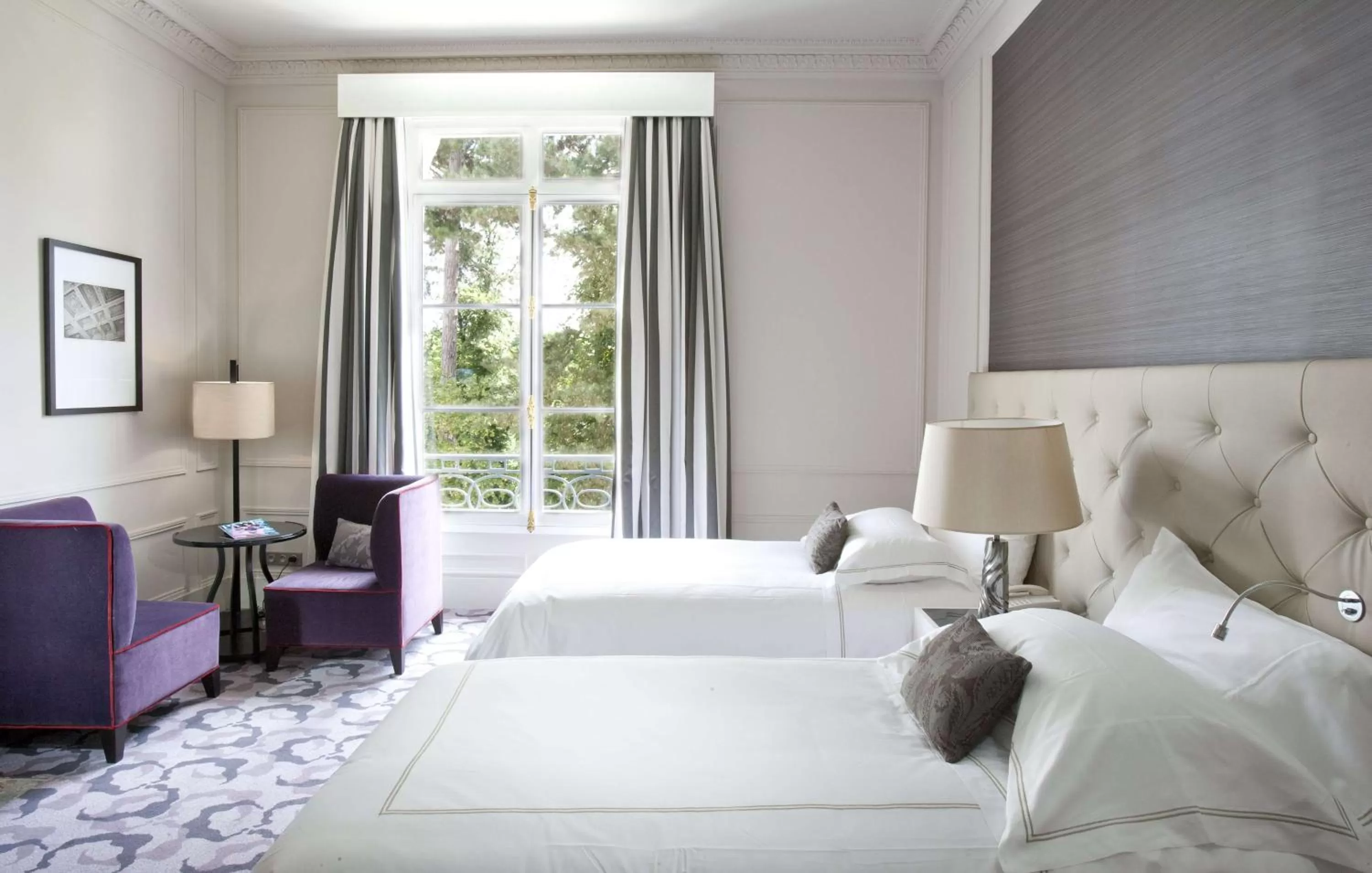 Palace 5 Star - Deluxe Twin Room with Garden View in Waldorf Astoria Versailles - Trianon Palace
