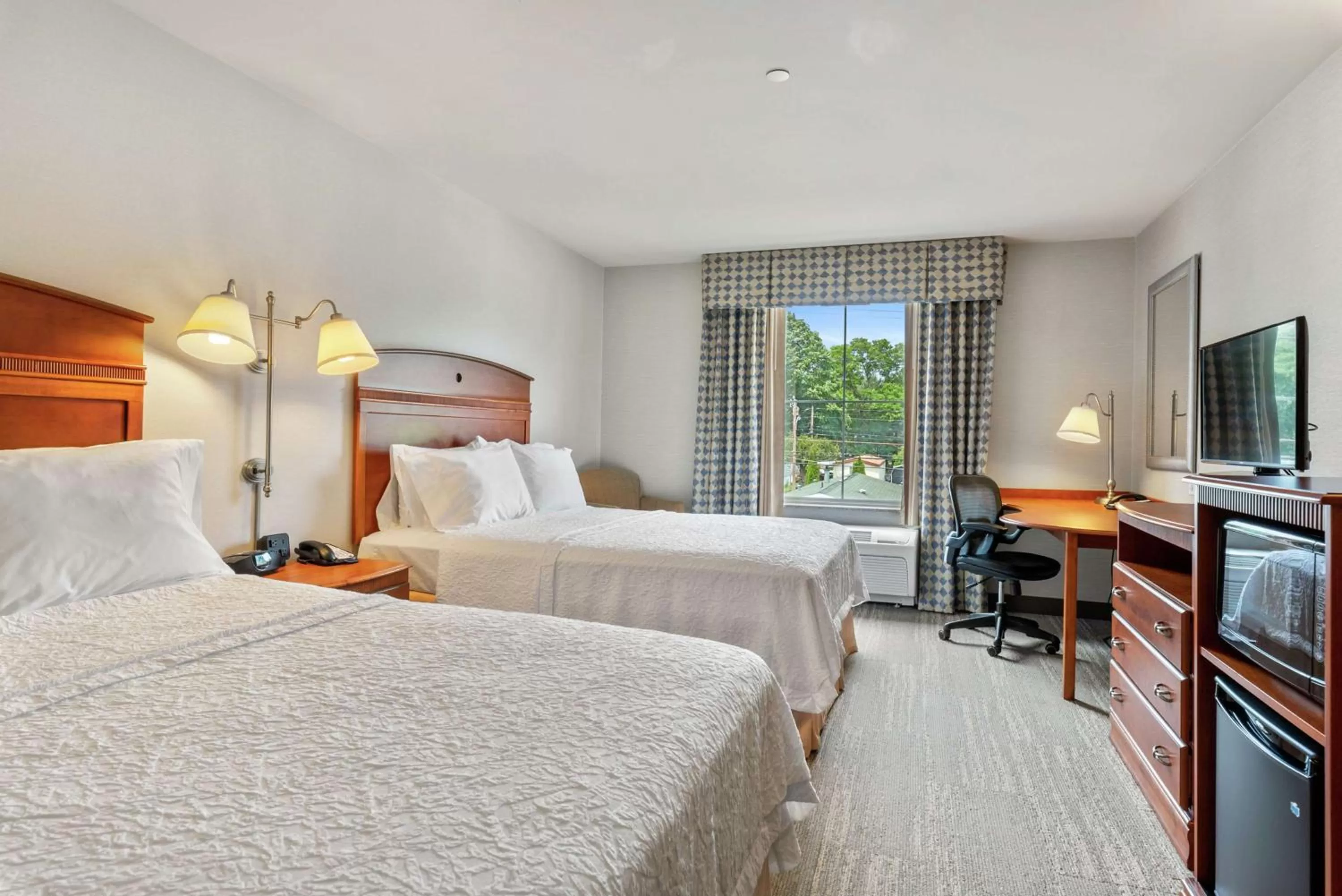 Room with Two Queen Beds - Non-Smoking in Hampton Inn & Suites Mystic