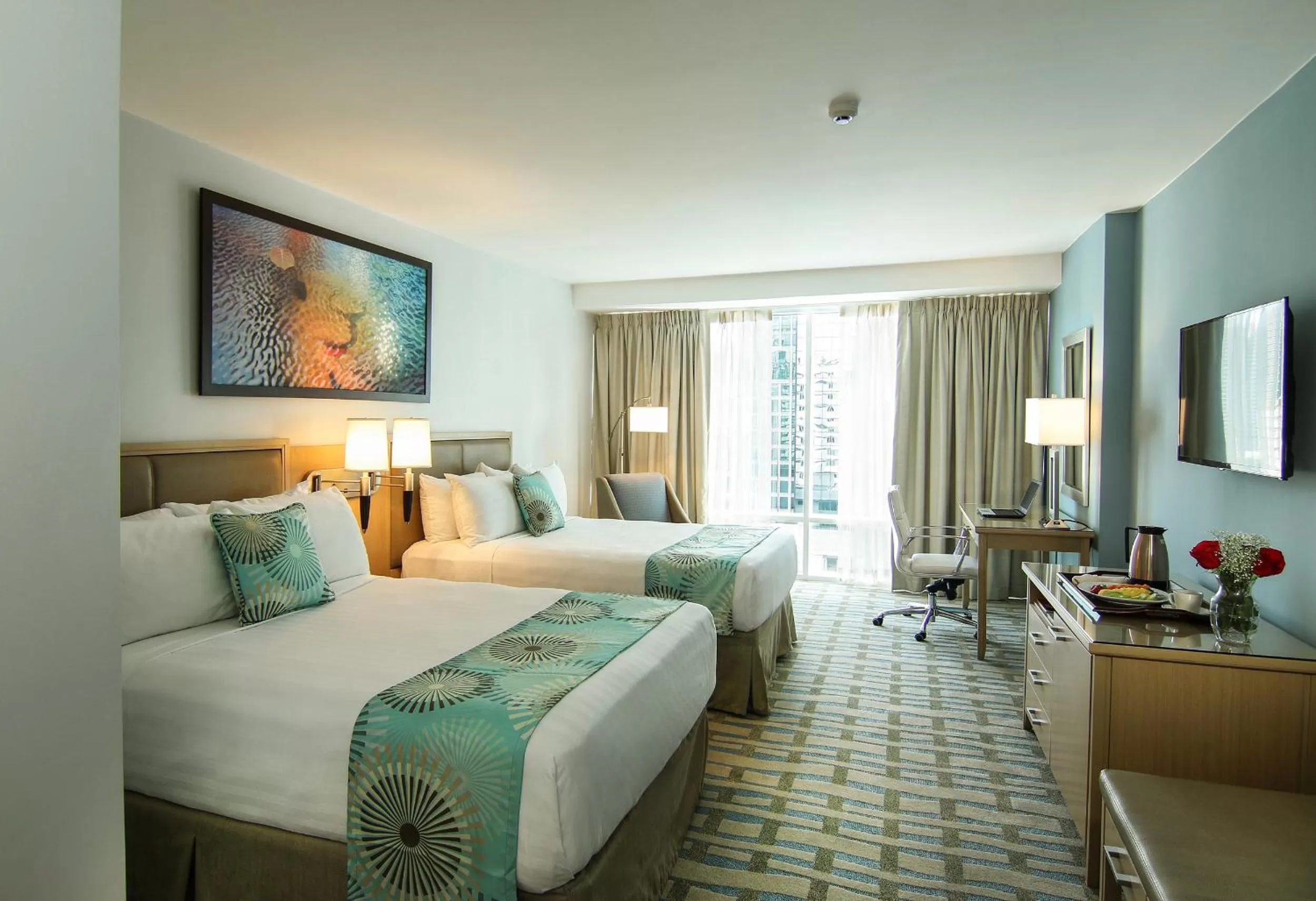 Double Room with Two Double Beds in The Executive Hotel