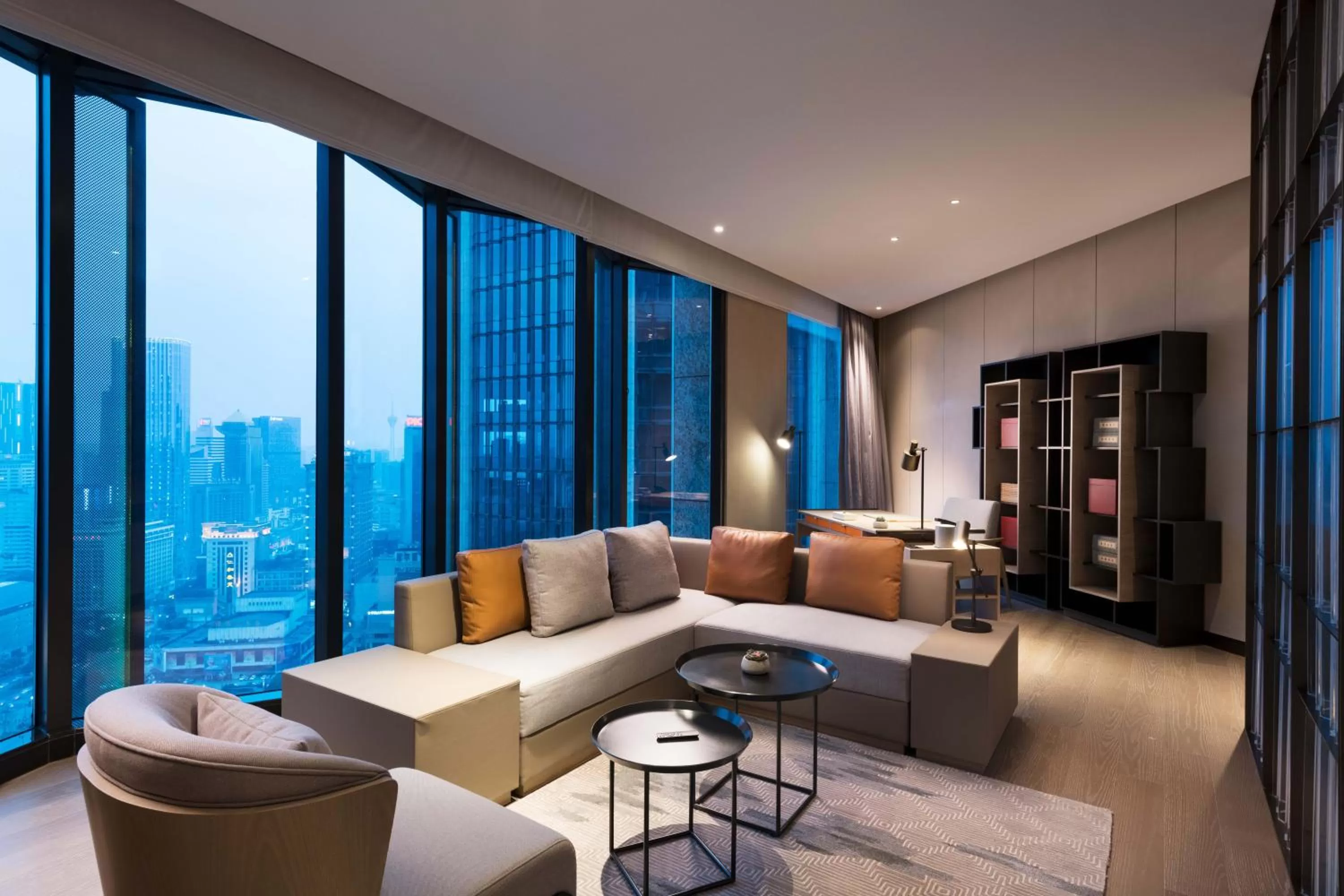 Grand King Suite with Square View in Canopy by Hilton Chengdu City Centre