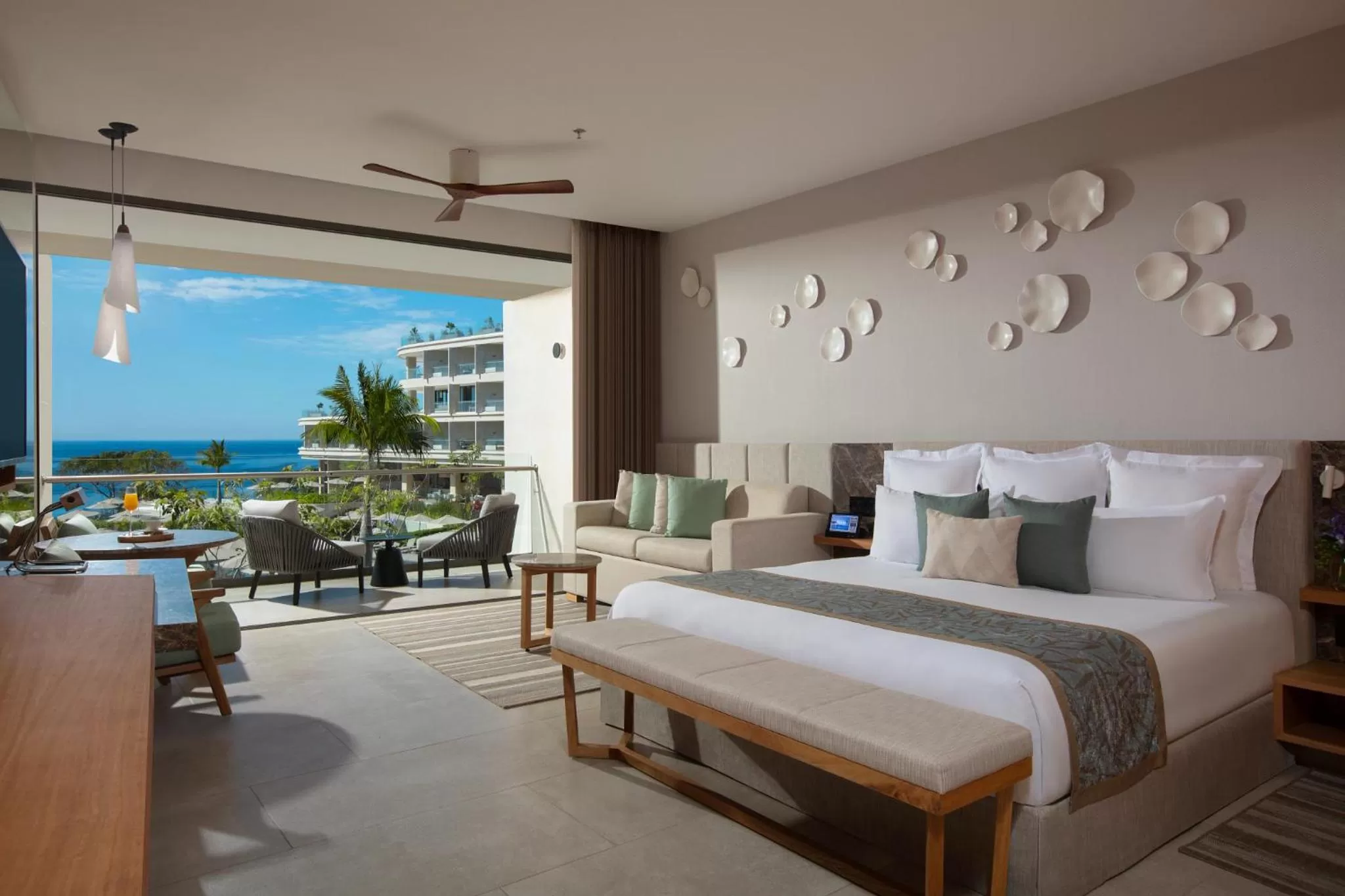 Junior Suite Ocean Front 2 double Queen in Dreams Bahia Mita Surf and Spa - All Inclusive