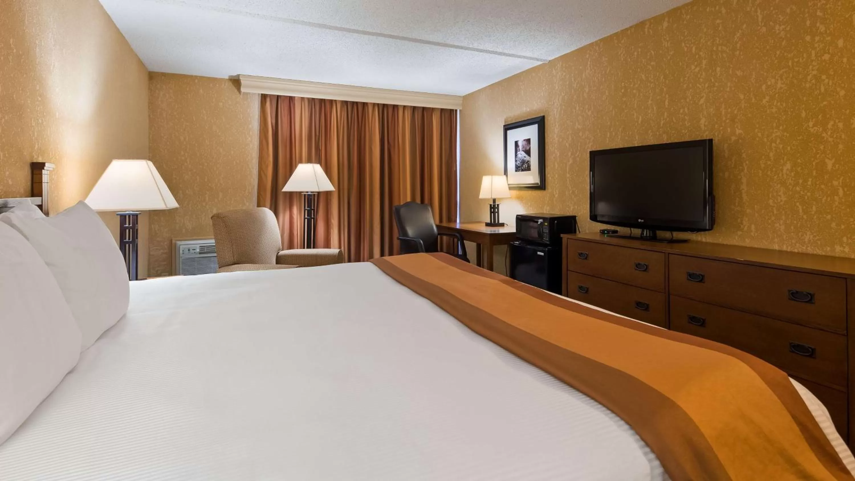 Queen Room with Mobility Accessible Roll-In Shower in Best Western Branson Inn and Conference Center