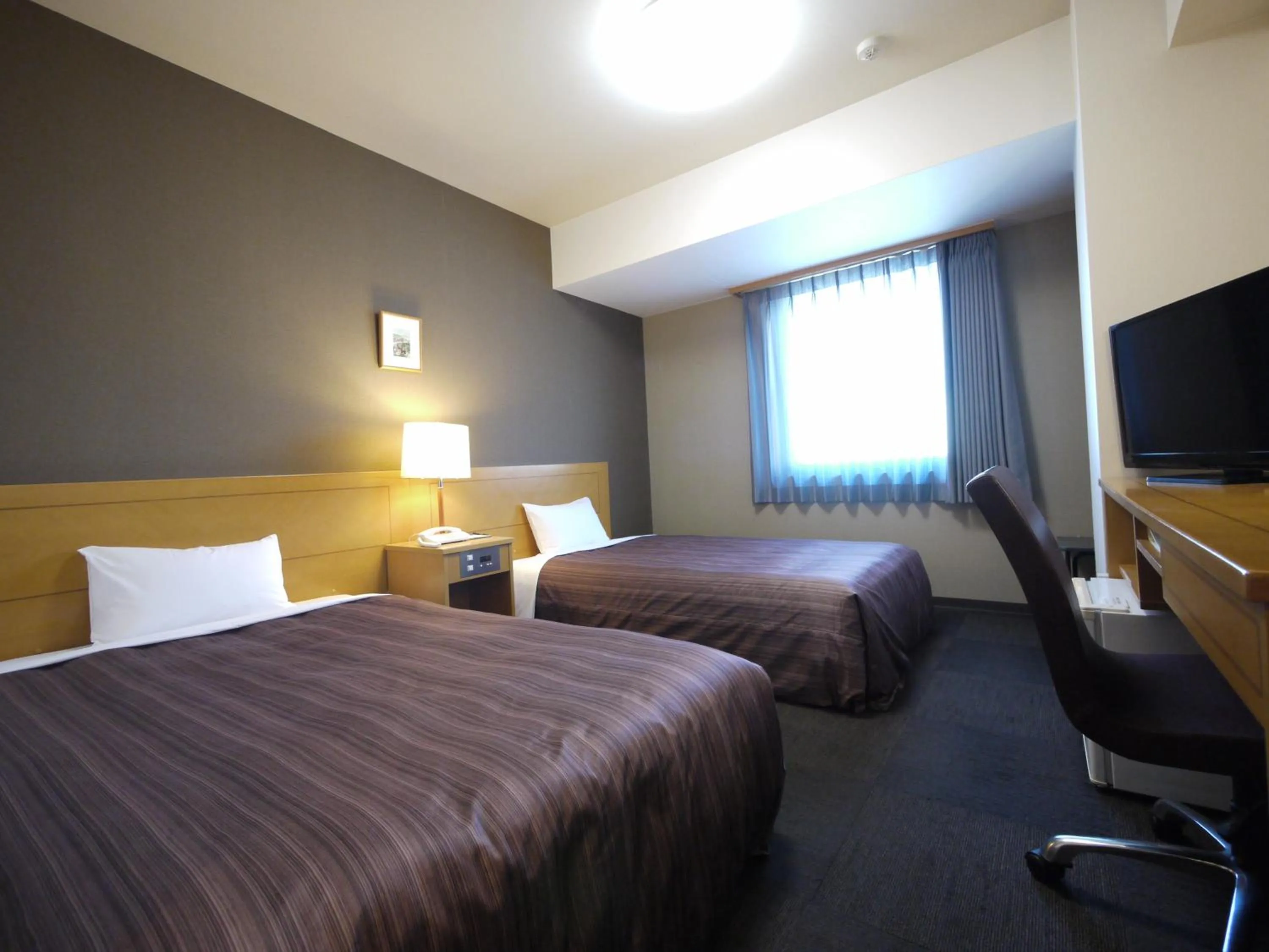 Twin Room - Smoking in Hotel Route-Inn Obihiro Ekimae