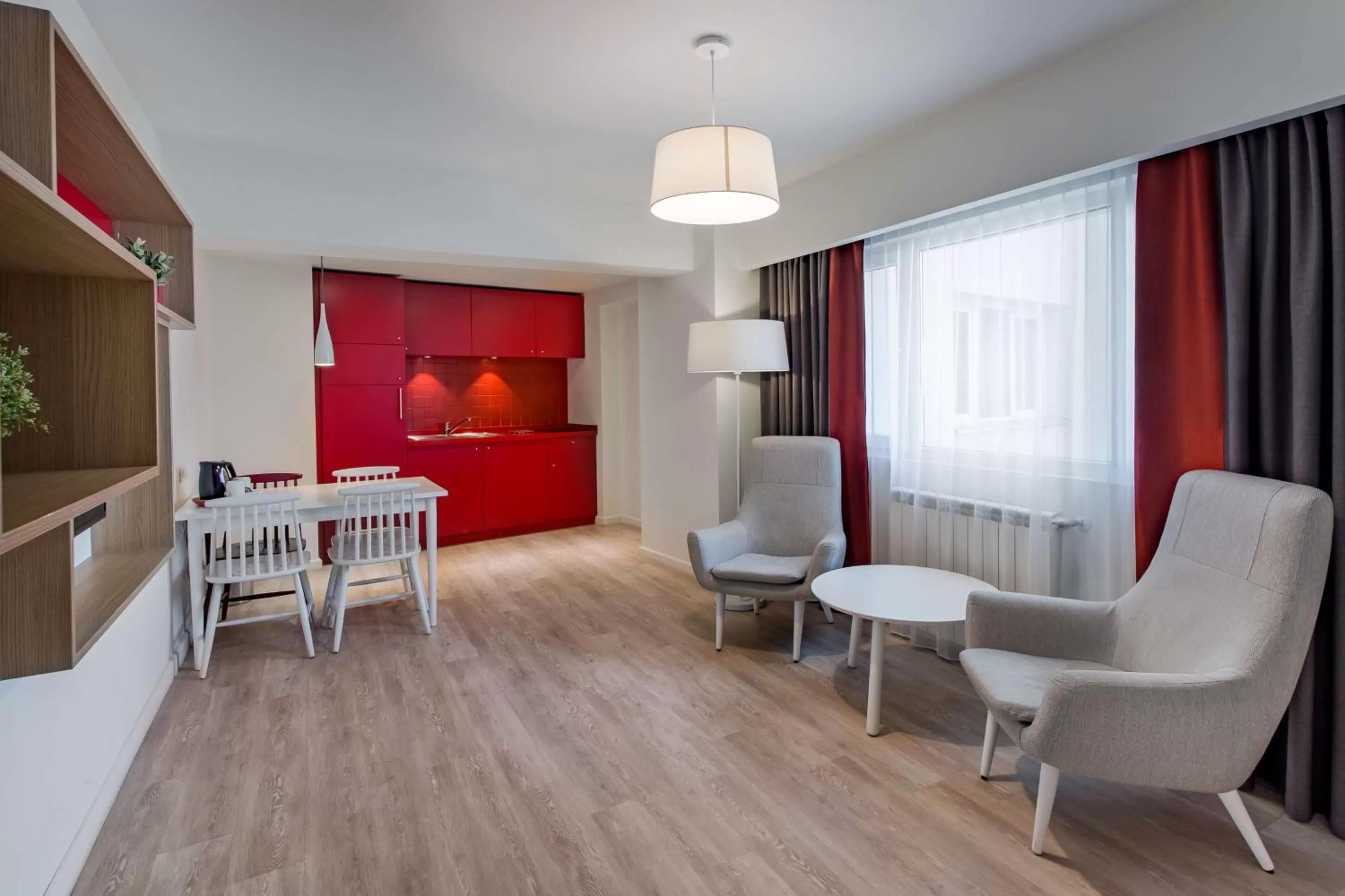 Studio Apartment with Balcony in Park Inn by Radisson Bucharest Hotel & Residence
