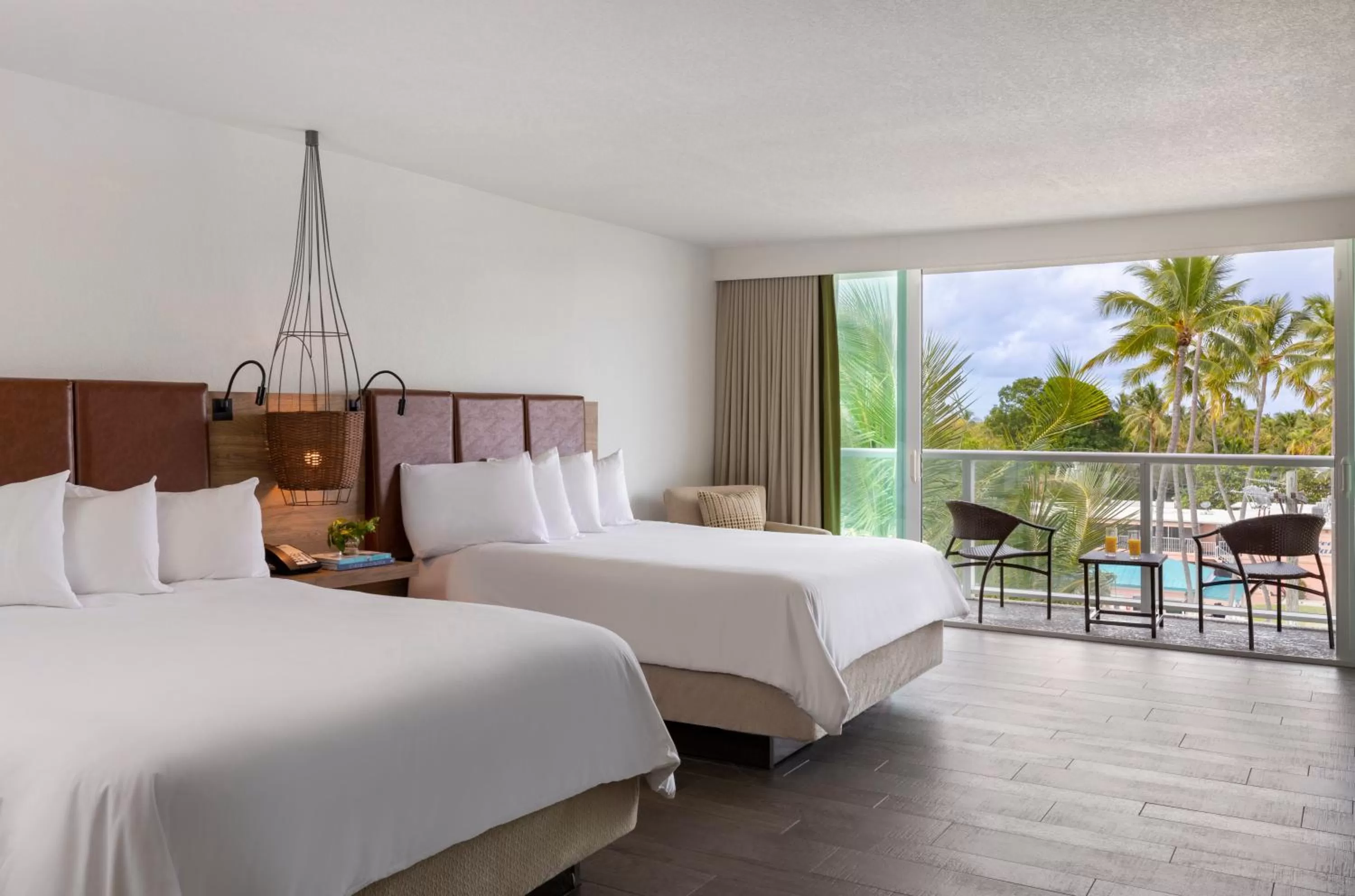 Partial Ocean View Two Queen Beds in Amara Cay Resort
