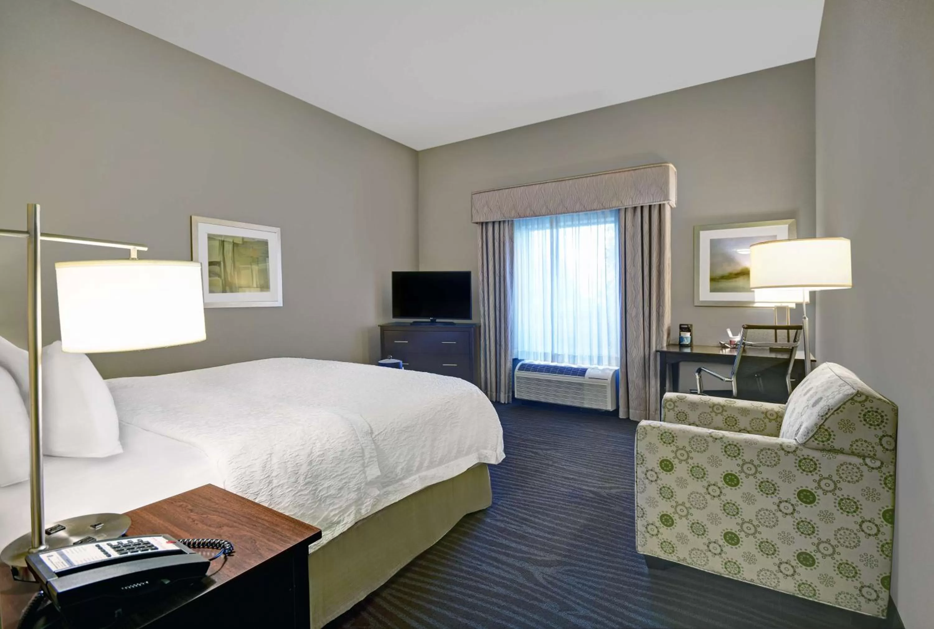 King Room in Hampton Inn and Suites Robbinsville