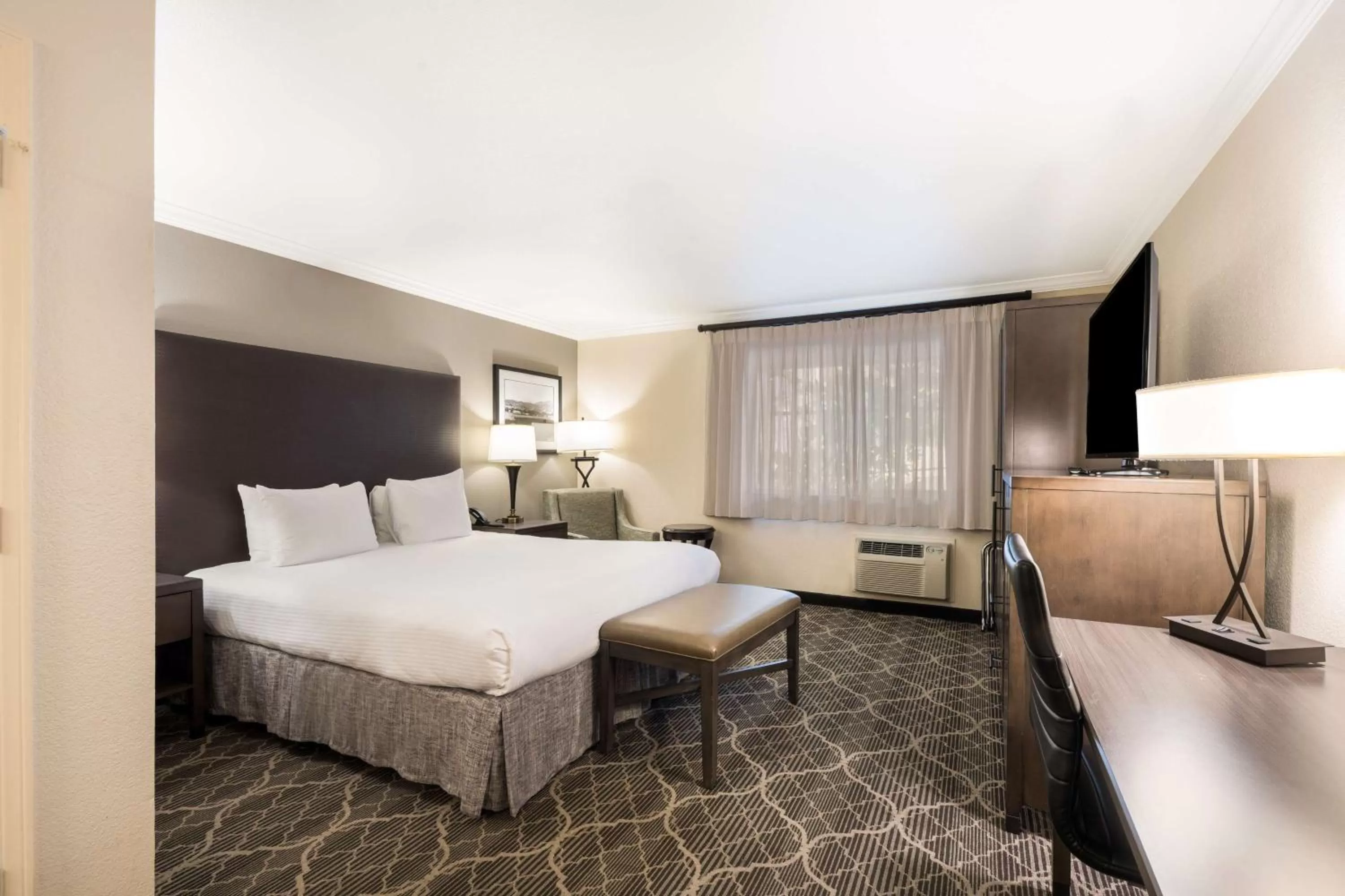 King Room with Roll-In Shower - Mobility Accessible/Non-Smoking in Best Western Danville Sycamore Inn