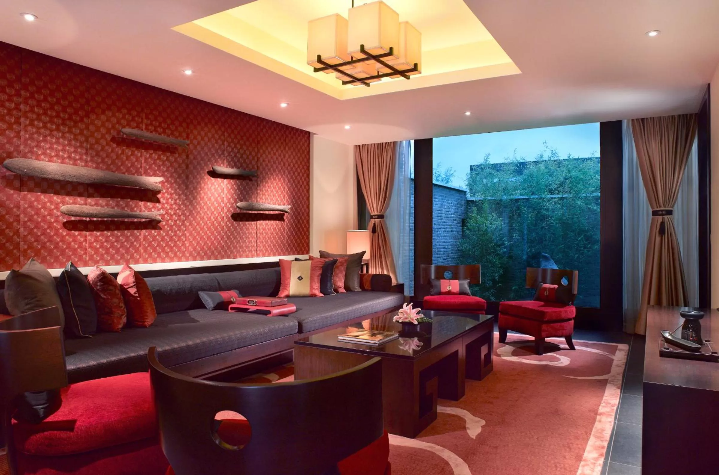 Living room in Banyan Tree Lijiang