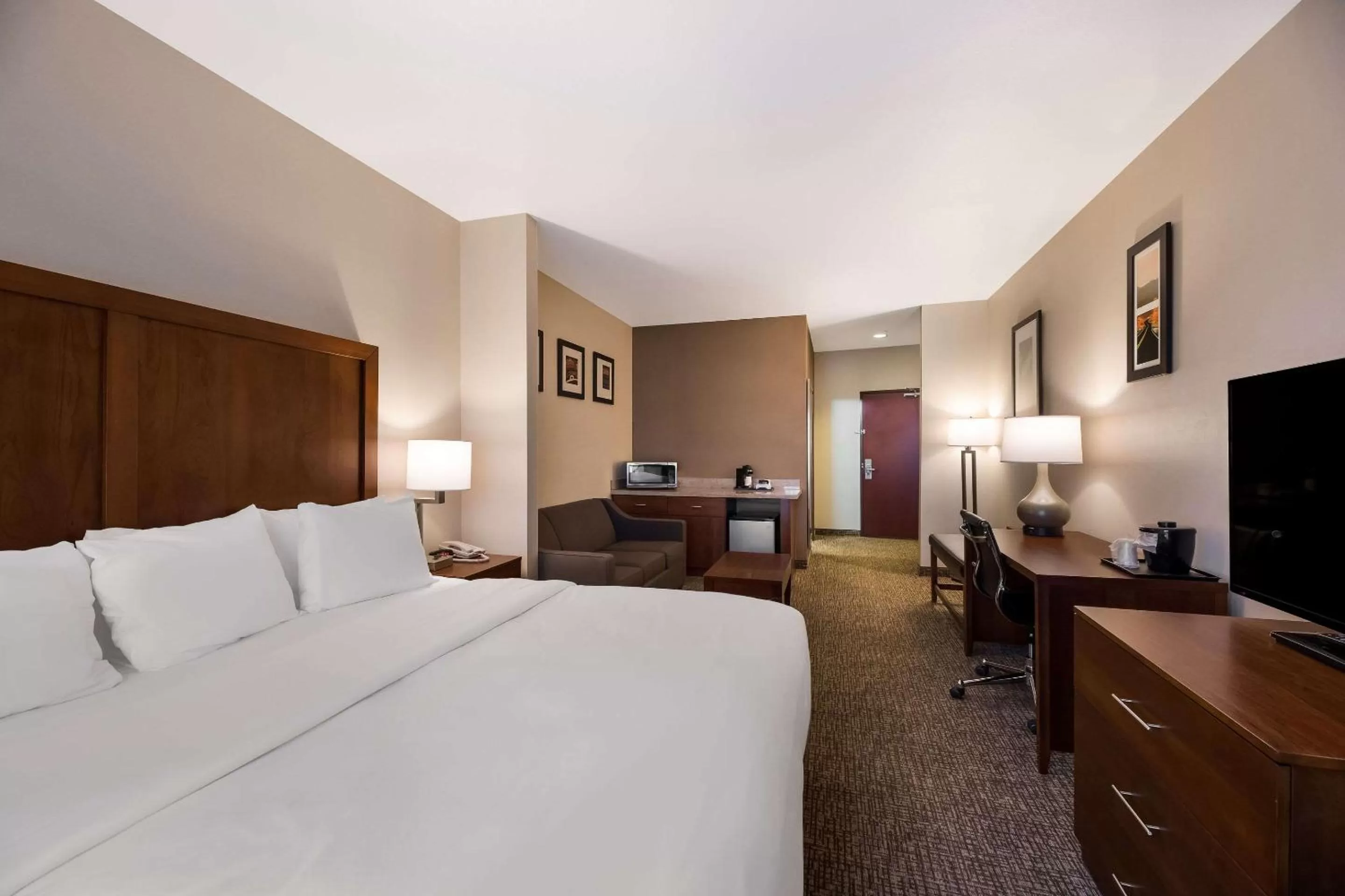 King Suite with Roll-In Shower - Accessible/Non-Smoking in Comfort Inn & Suites Las Vegas - Nellis