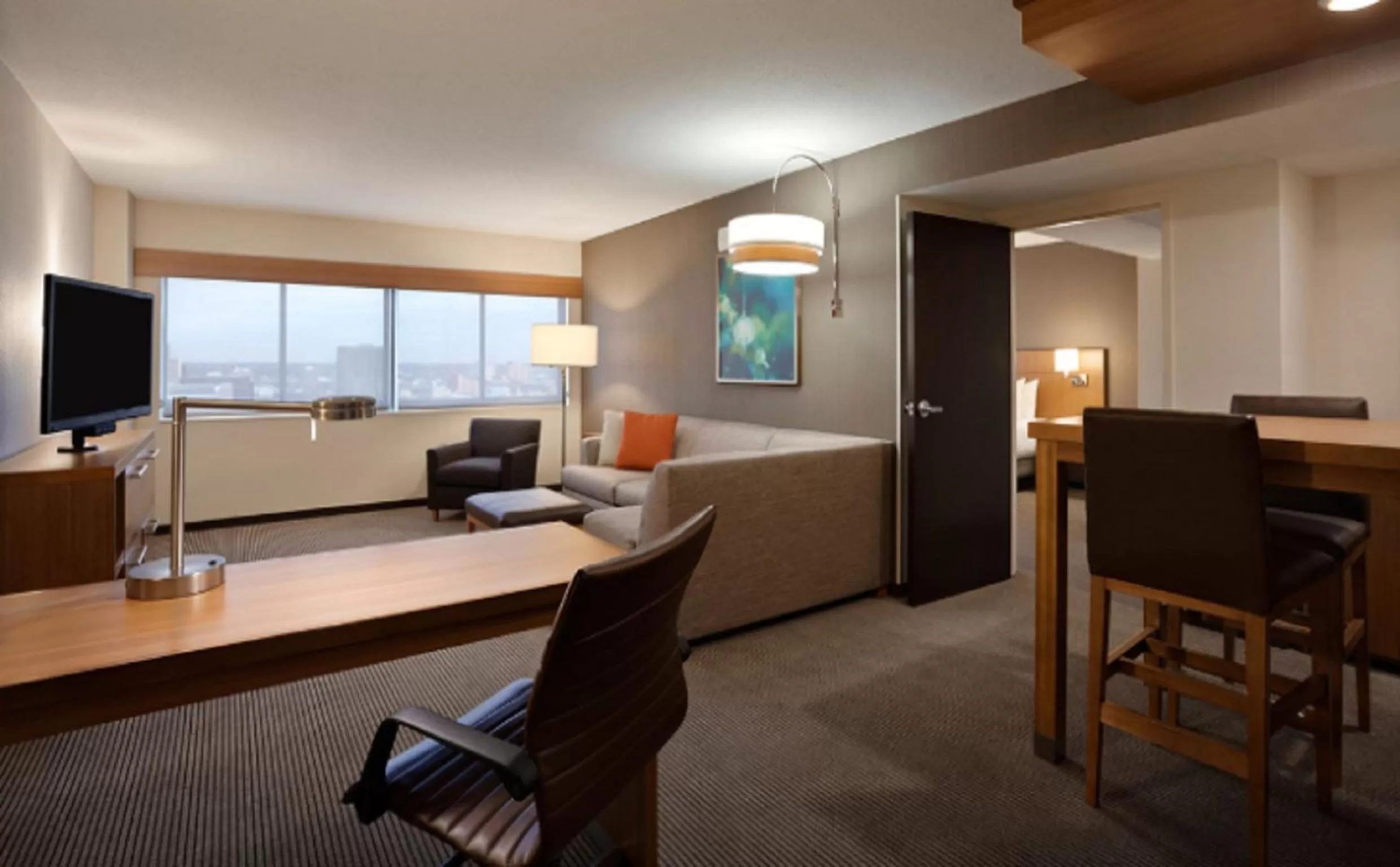 One-Bedroom King Suite with Sofa Bed in Hyatt Place Minneapolis/Downtown