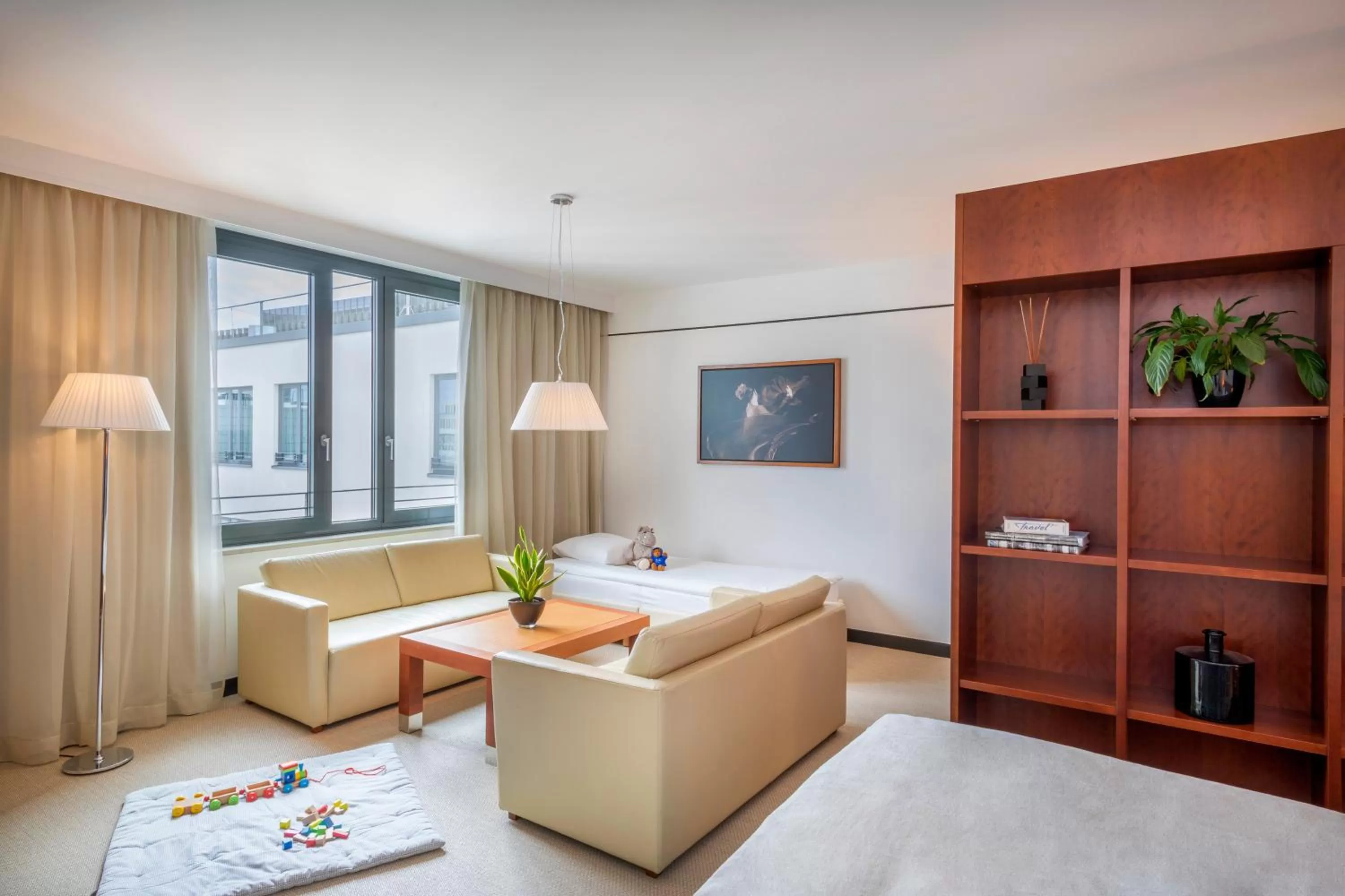 The Level Family Junior Suite with Executive Lounge Access in Meliá Berlin
