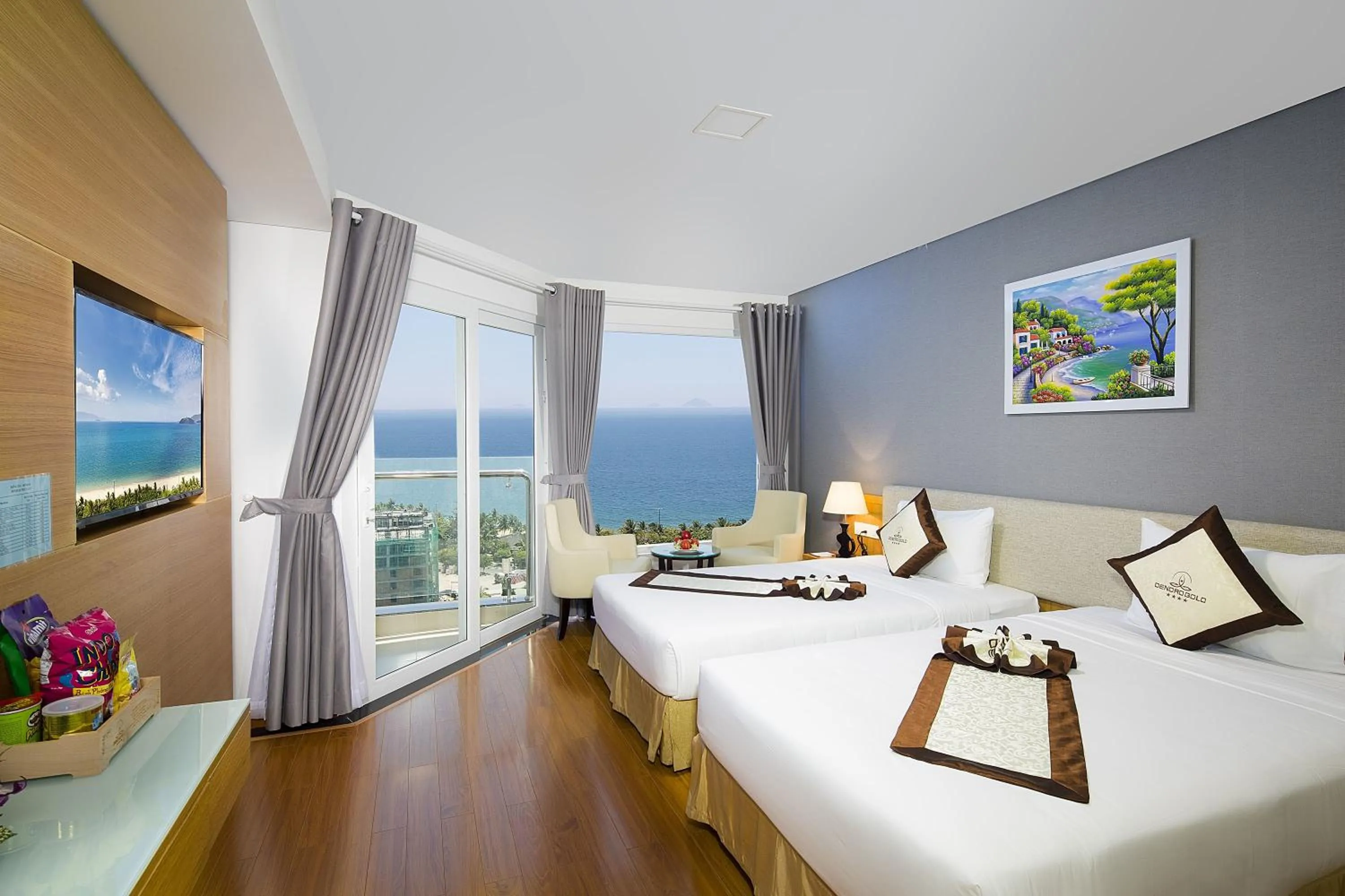 Senior Room Ocean View with Balcony  in Dendro Gold Hotel