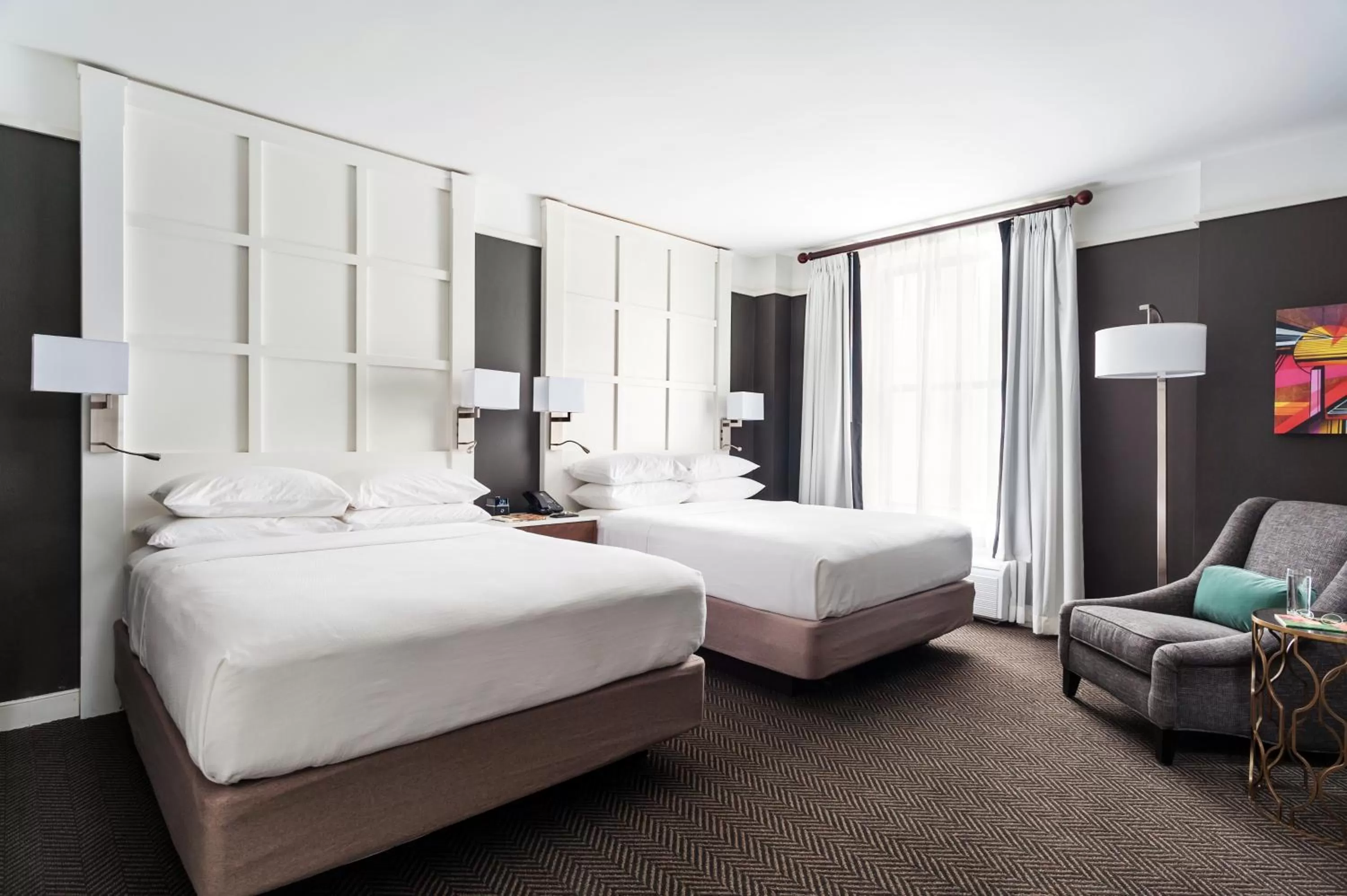 Roomy Two Queen Suite in The Commonwealth