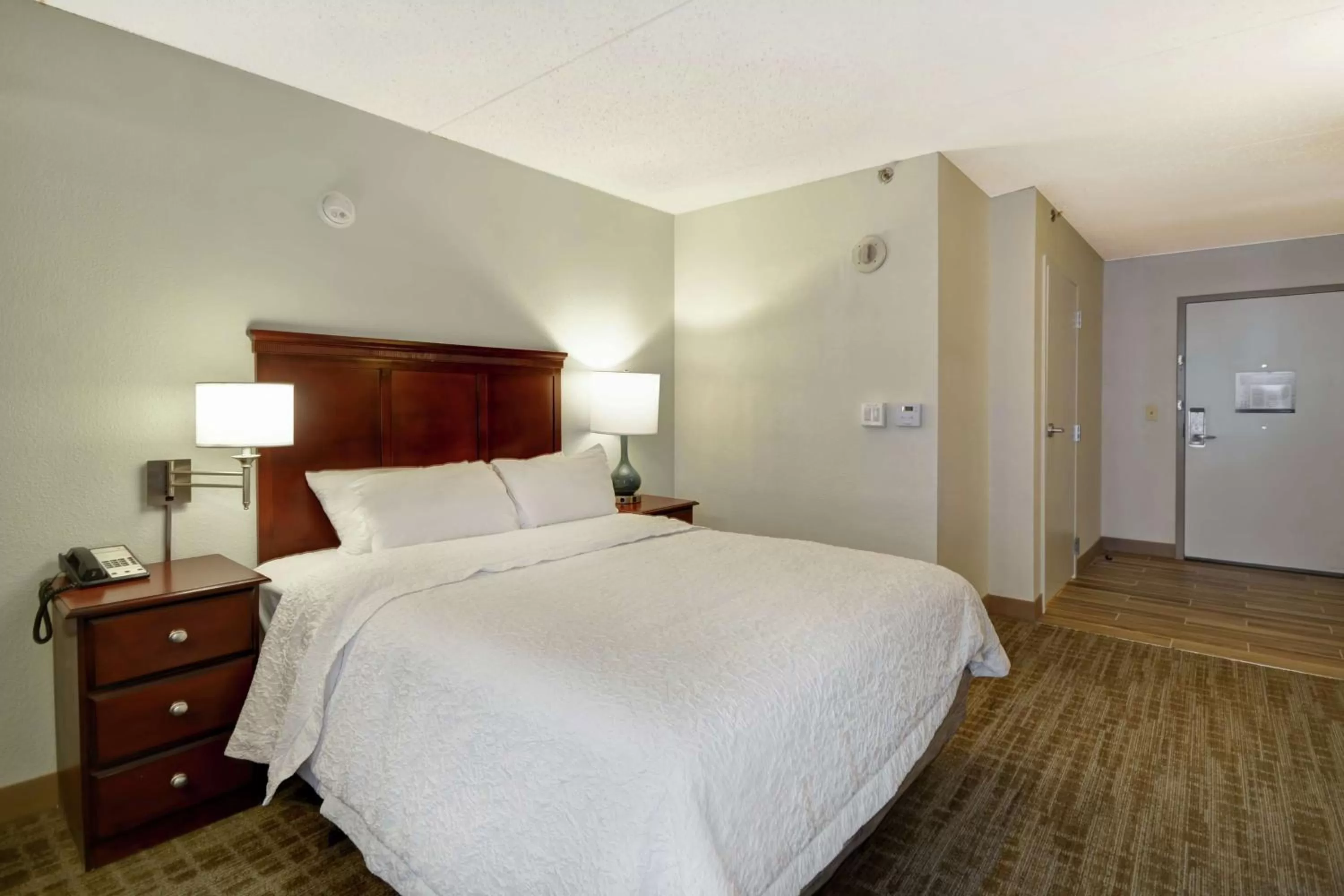 Queen Room with Microwave and Mini-Fridge - Disability Access with Tub/Non-Smoking in Hampton Inn Detroit Madison Heights South Troy