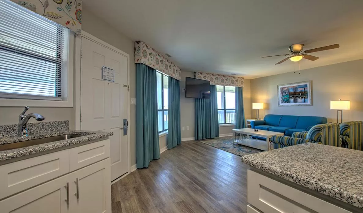 Two-Bedroom with One King Bed and Two Twin Beds - Non-Smoking in Atlantic Beach Resort, a Ramada by Wyndham