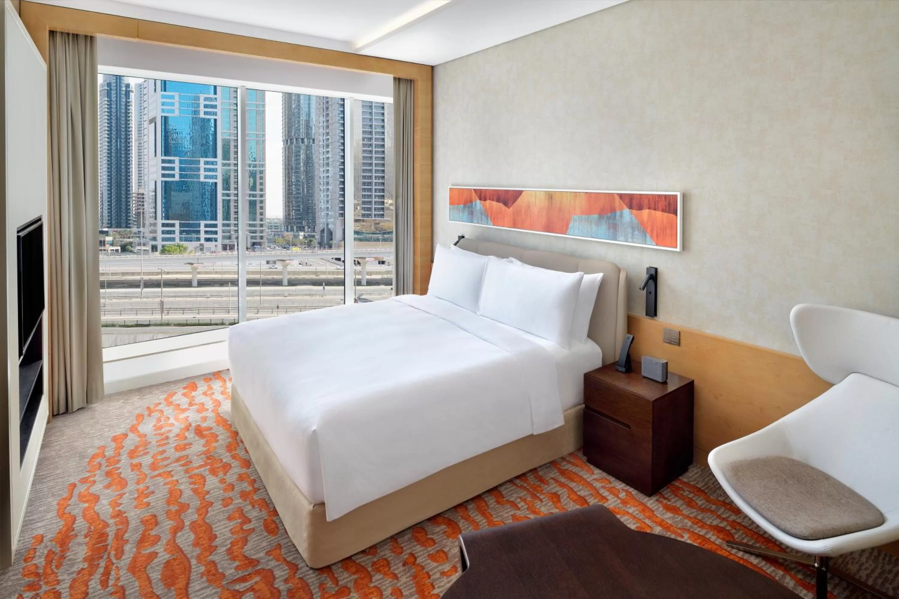 King Room with City View and Lounge Access in Crowne Plaza Dubai Marina by IHG