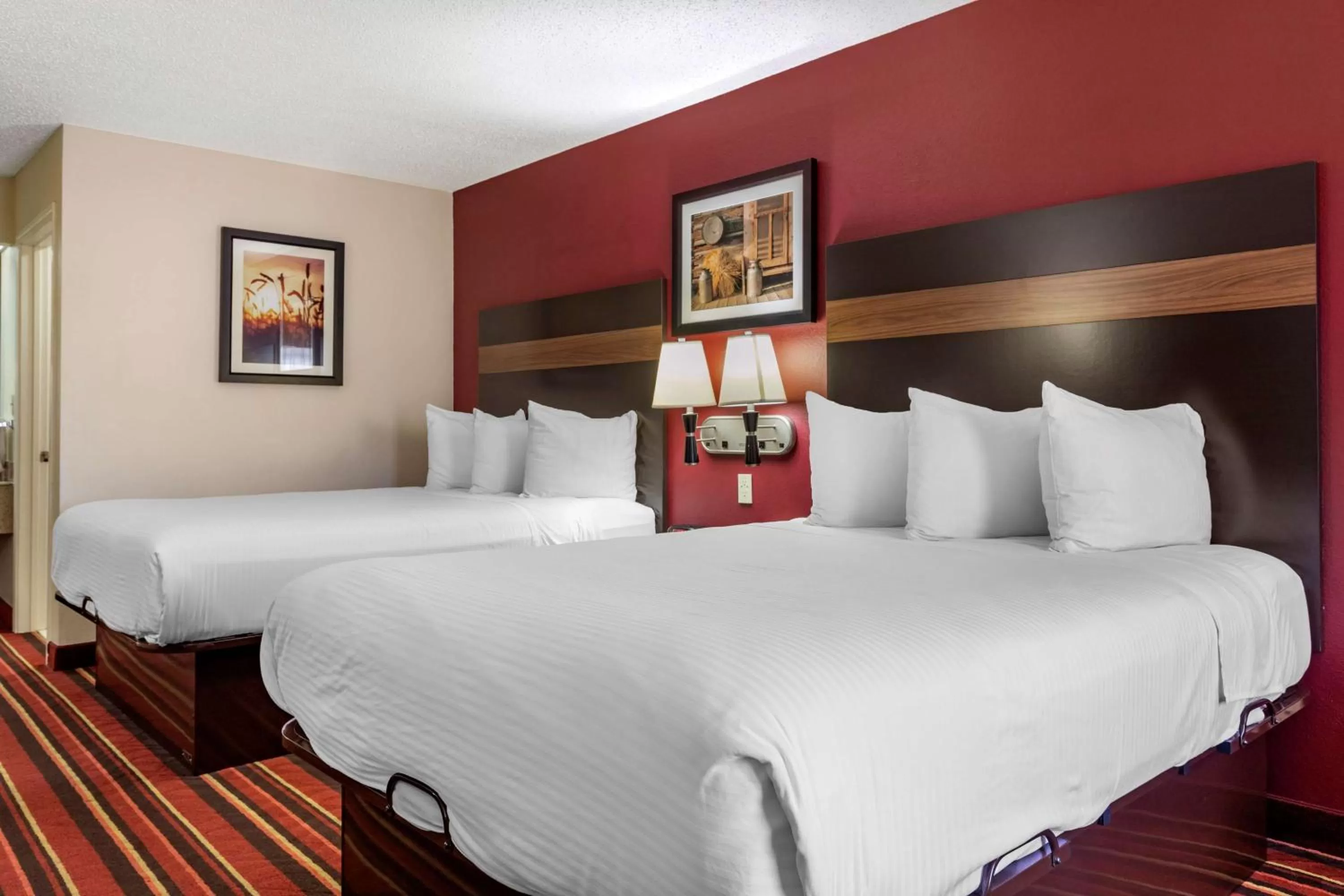 Double Room with Two Double Beds - Non-Smoking in Best Western Lindale Inn