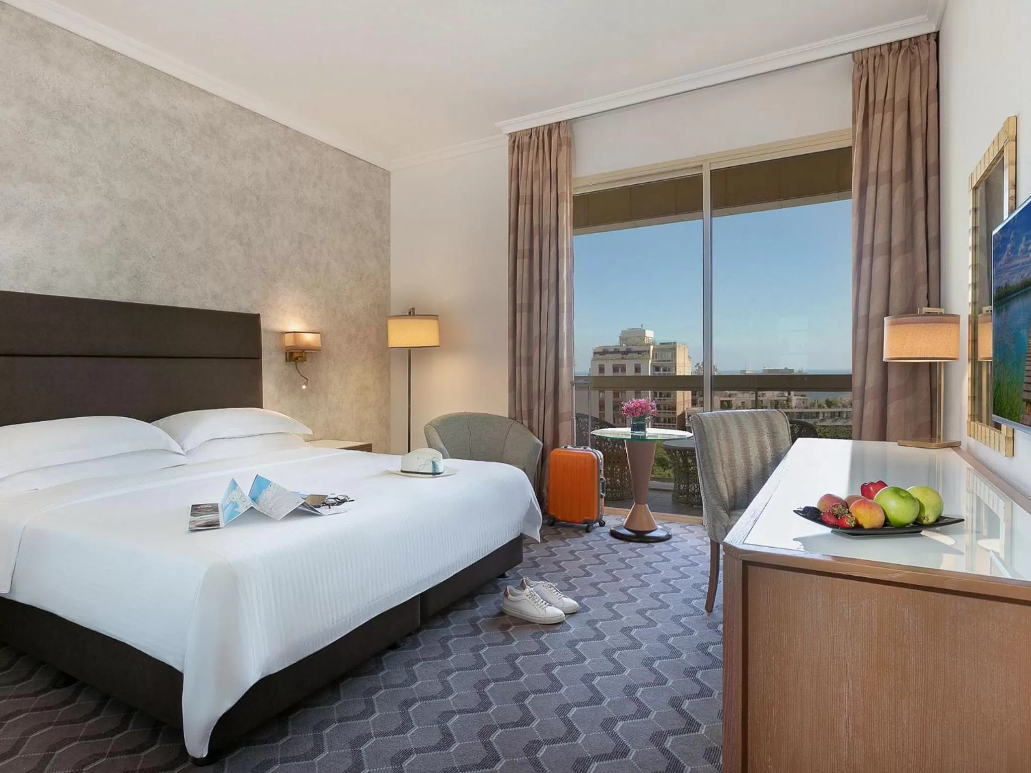 Sea View Room with Lounge Access - King Bed  in Gefinor Rotana – Beirut