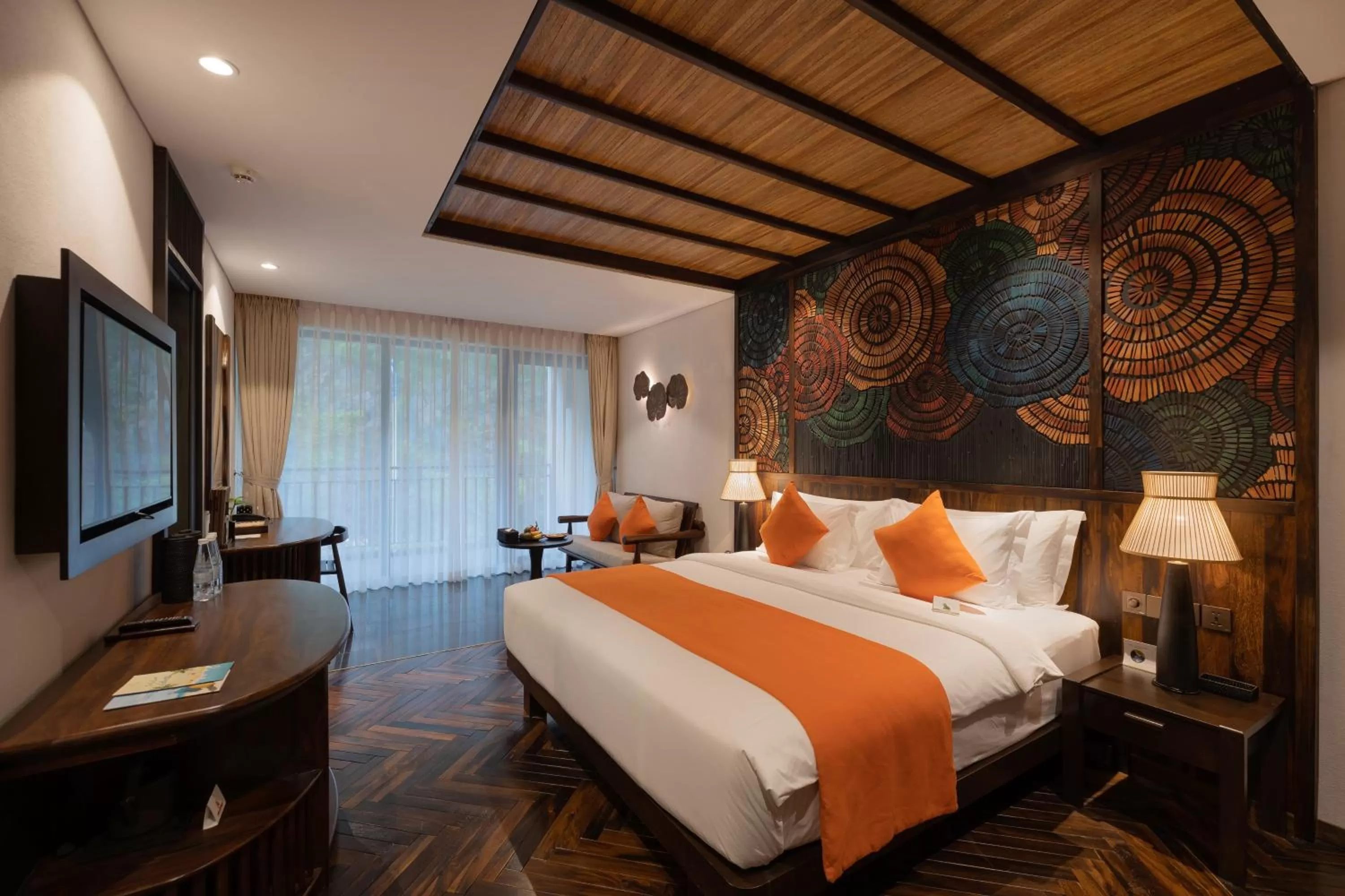 Deluxe King Room Garden View With Children Themed Room in Amiana Resort Nha Trang