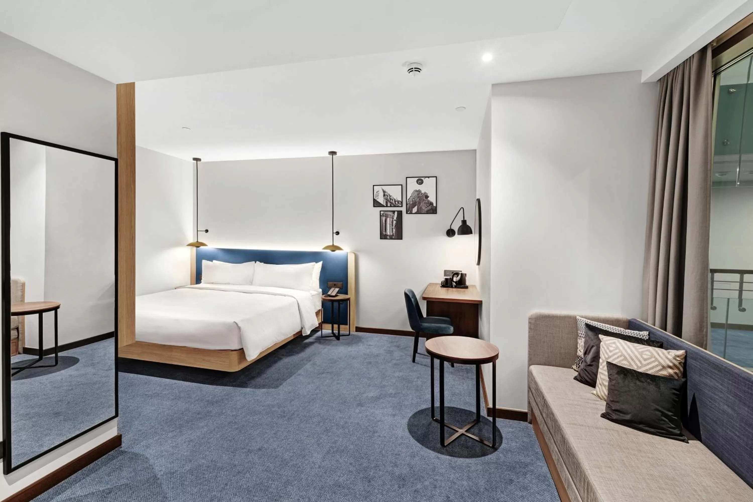 Family Room with Interior Window in Hilton Garden Inn Riga Old Town