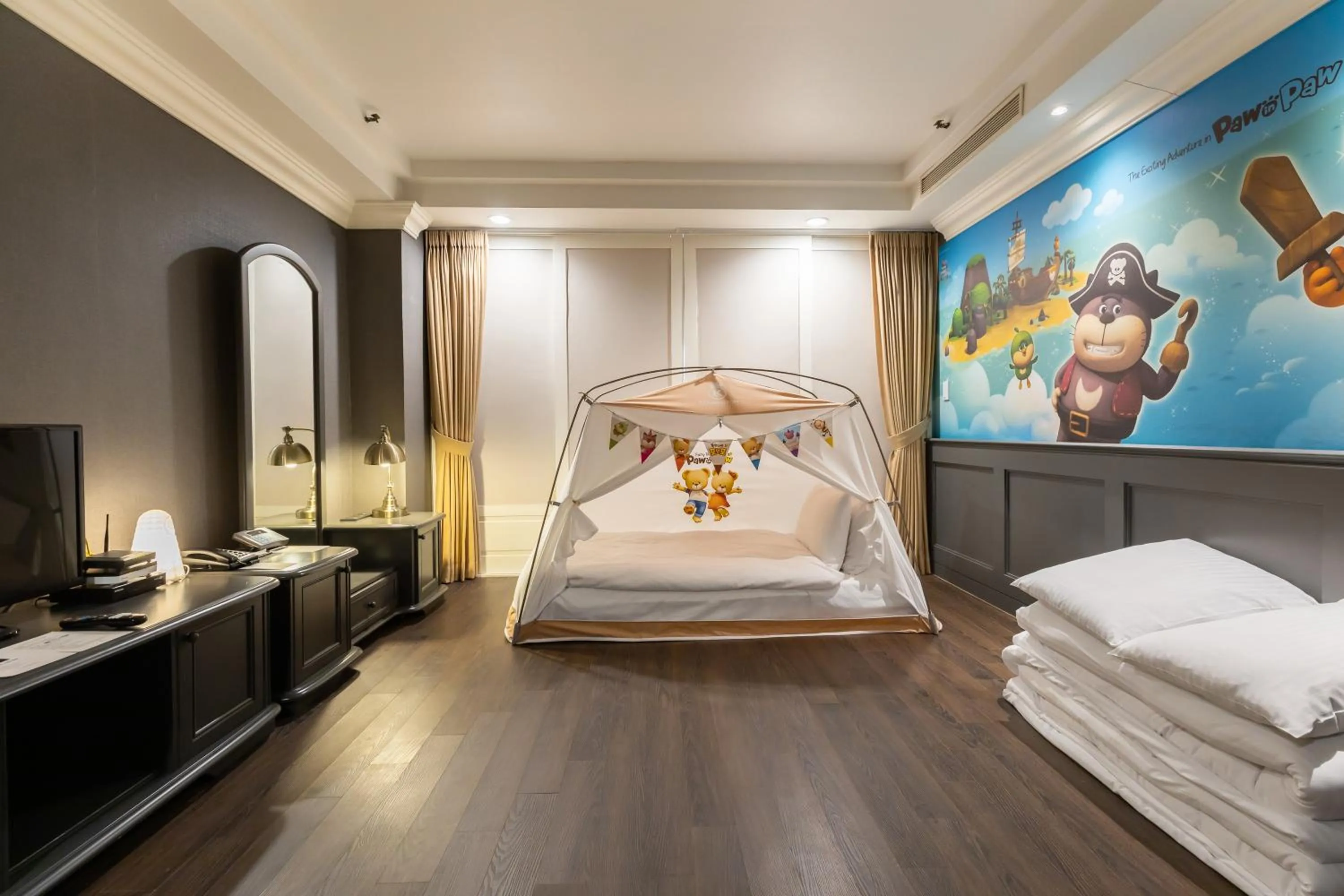 Korean-Style Kids Tent Room in Kensington Hotel Pyeongchang