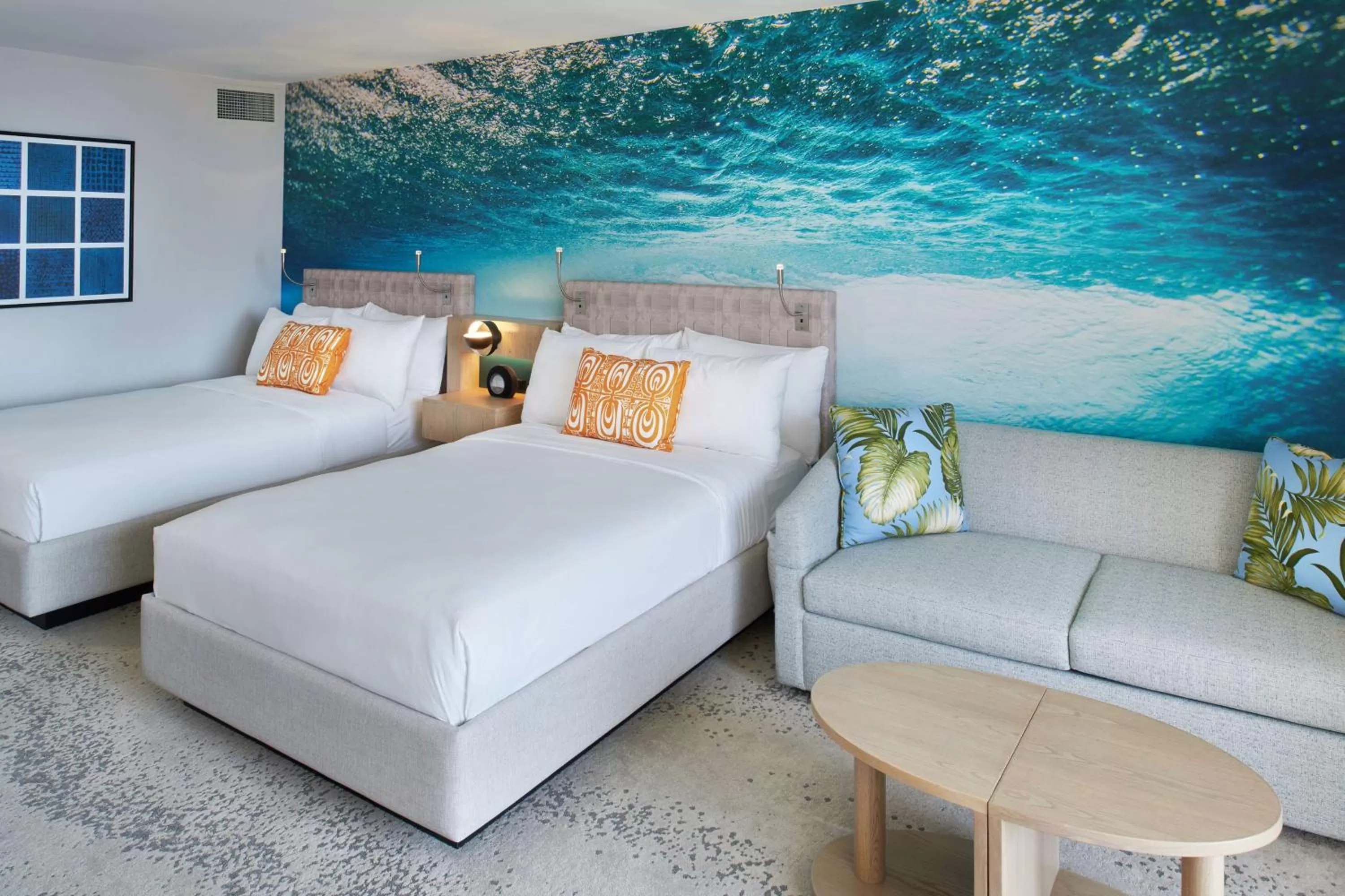 Junior Suite 2 Double Beds in OUTRIGGER Waikiki Beachcomber Hotel