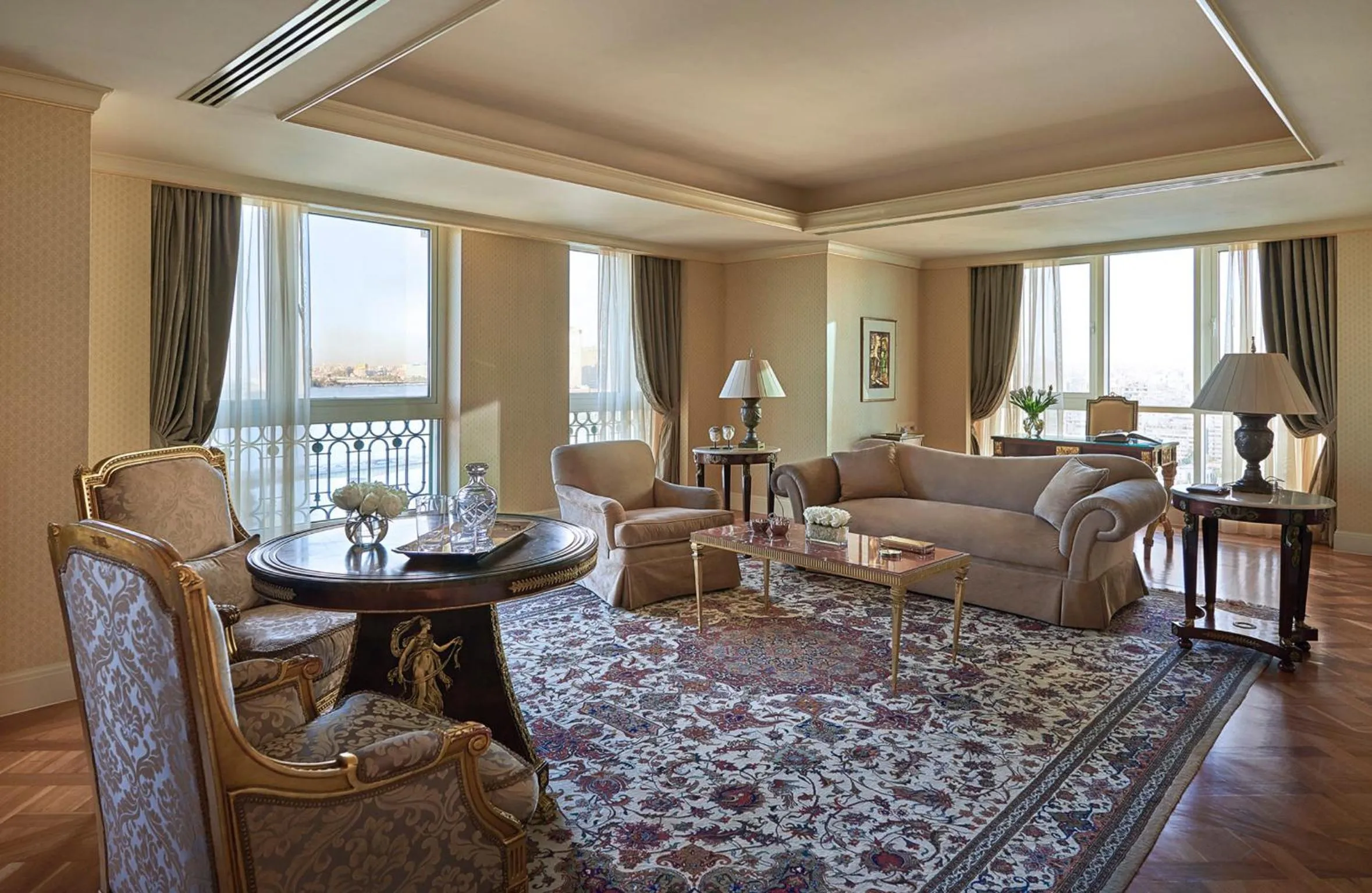 Presidential Suite - 2 King and 2 Twin Beds in Four Seasons Cairo At The First Residence