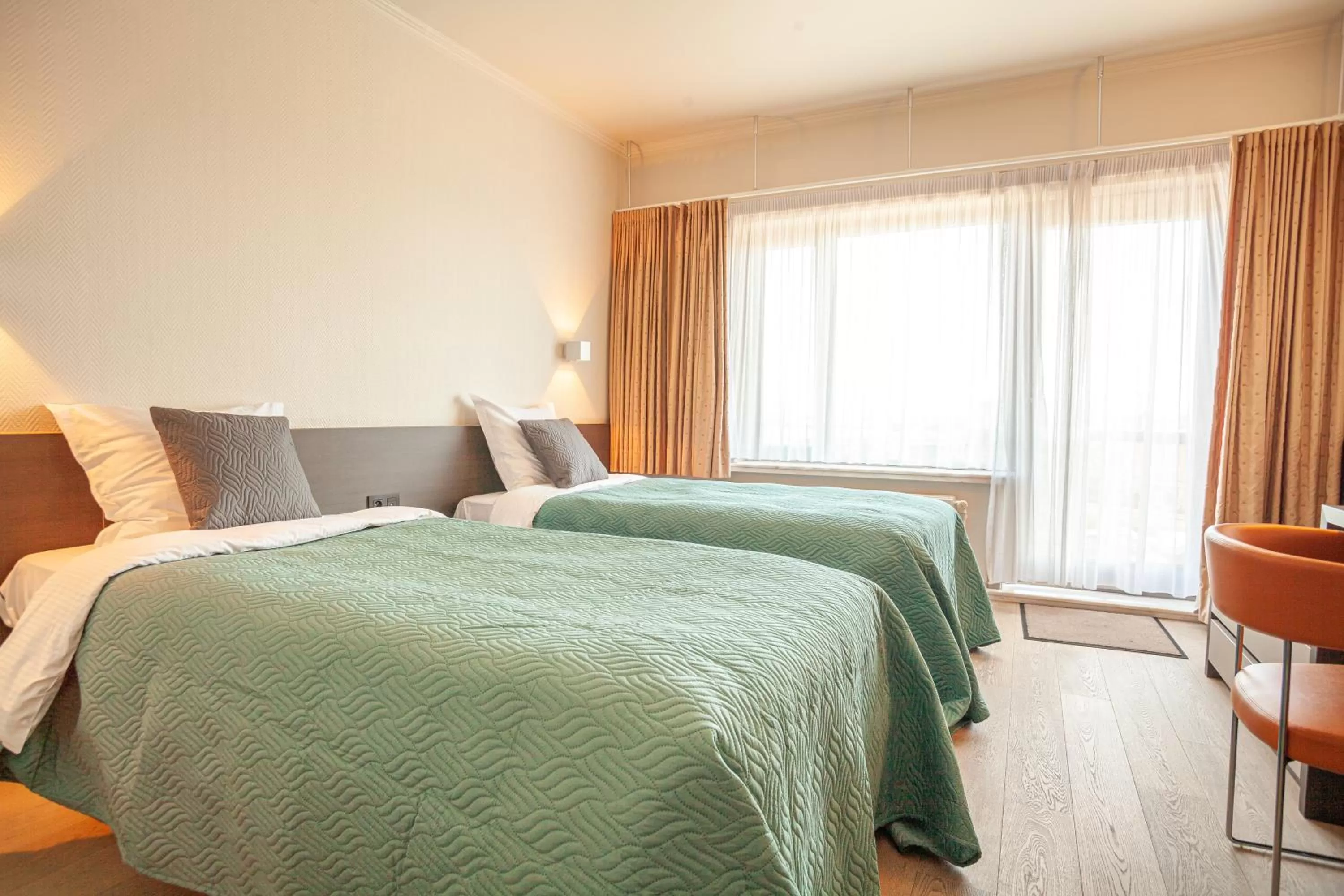 Twin Room in Hotel Monaco Zeebrugge Beach by Rikas Hotels