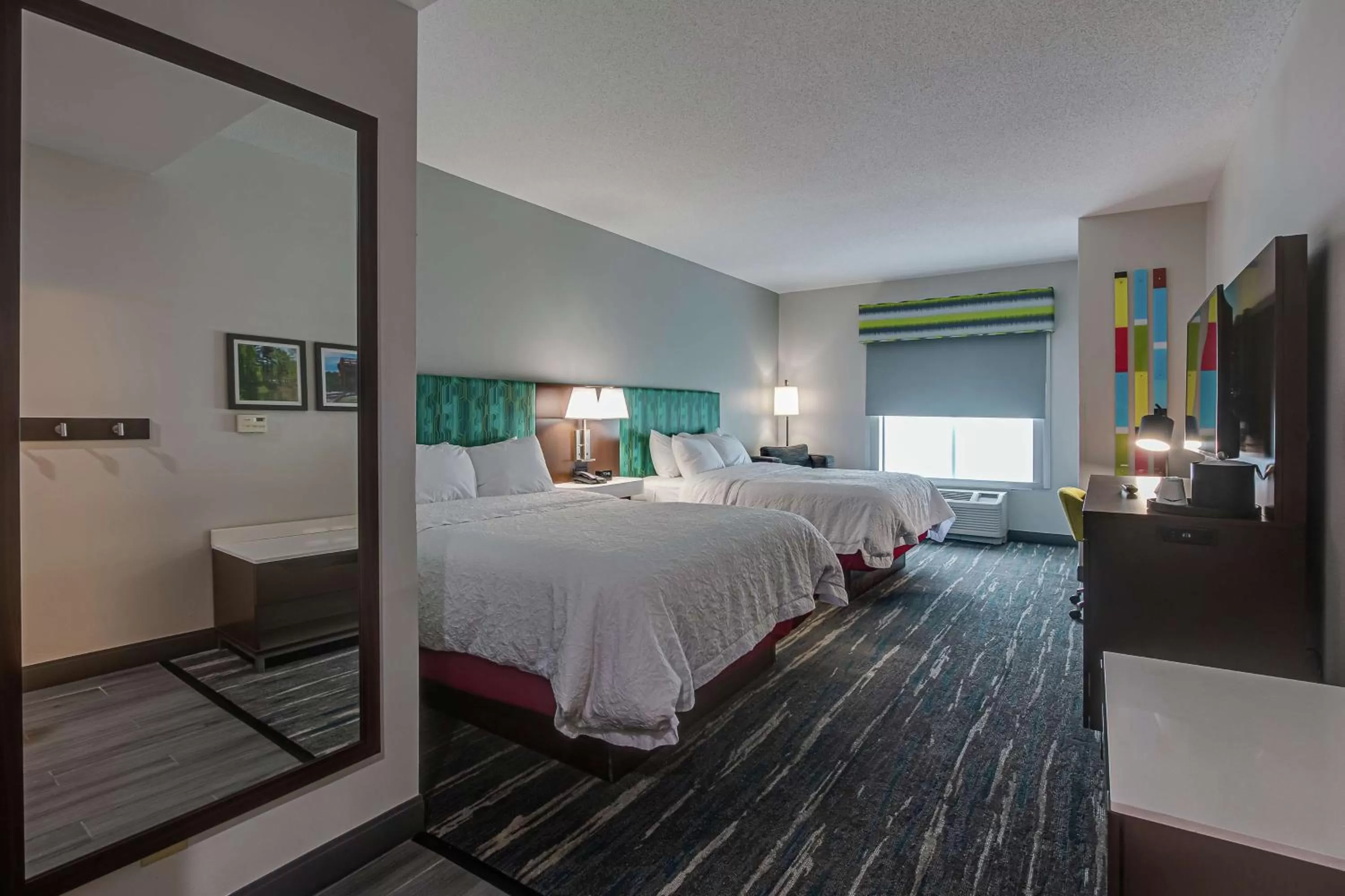Queen Room with Two Queen Beds in Hampton Inn Oak Grove Fort Campbell