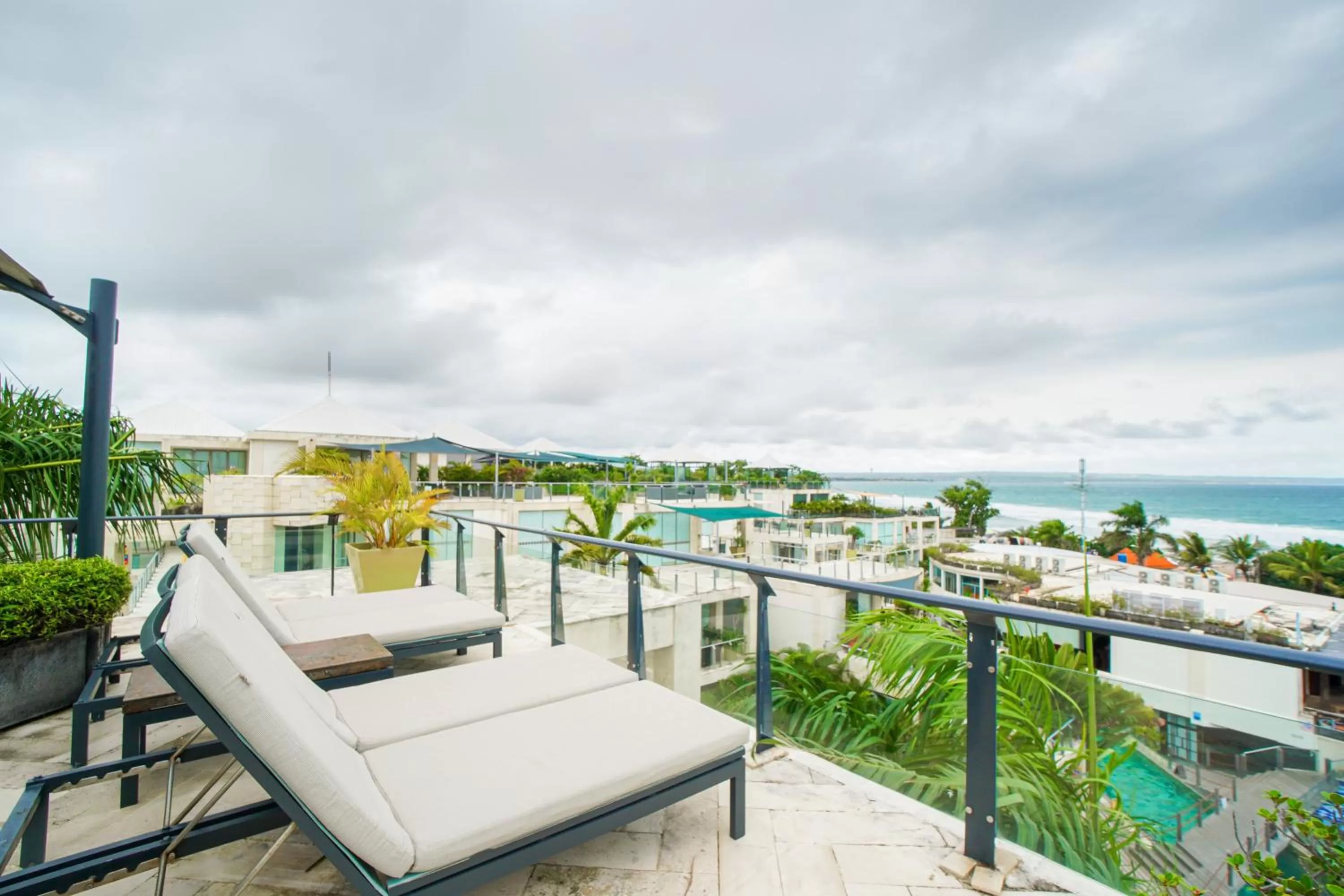 Three Bedroom Penthouse Ocean View with Well Equipped - Kitchenette in FuramaXclusive Ocean Beach Seminyak Bali