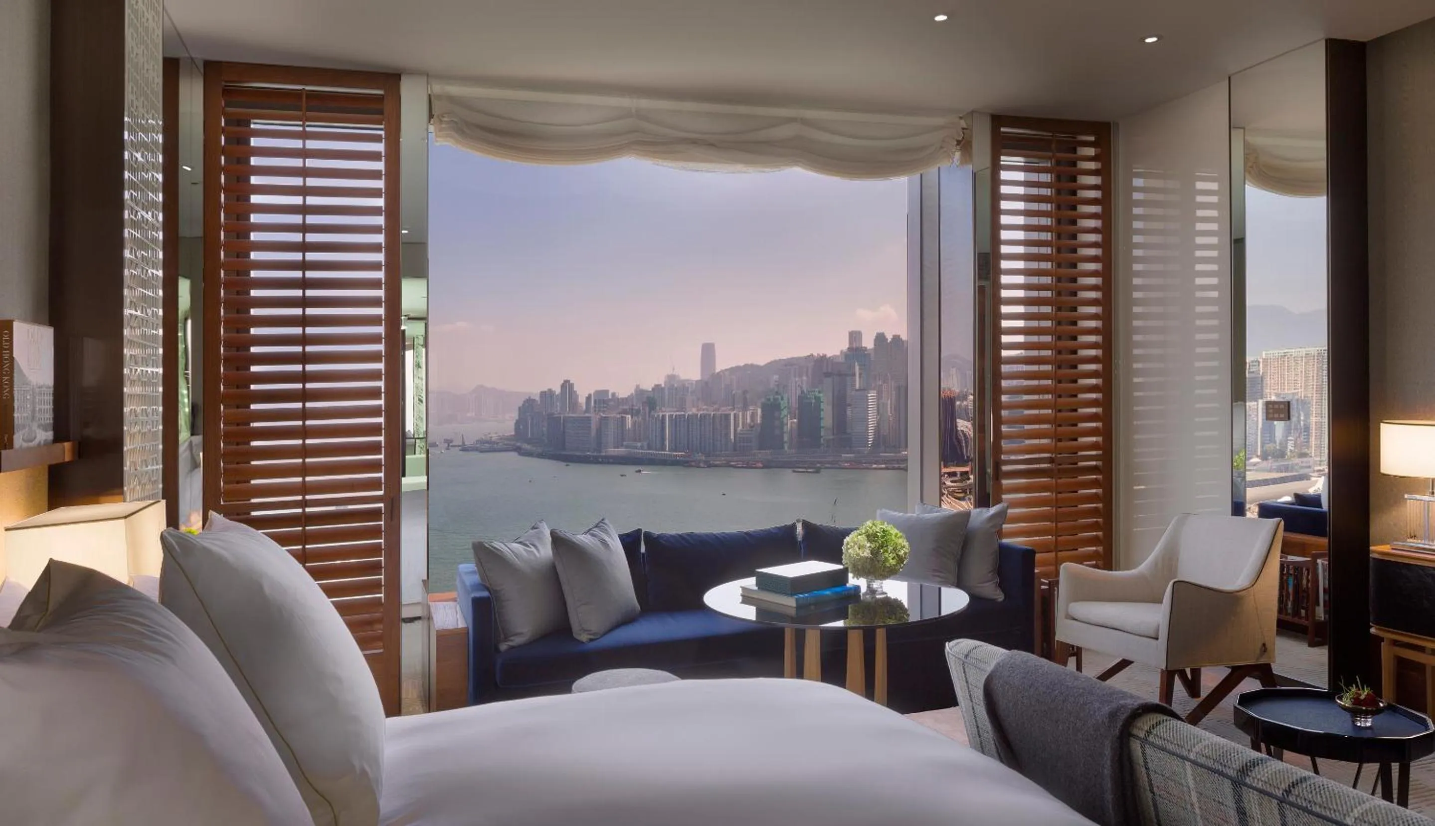 King Room with Harbor View in Rosewood Hong Kong